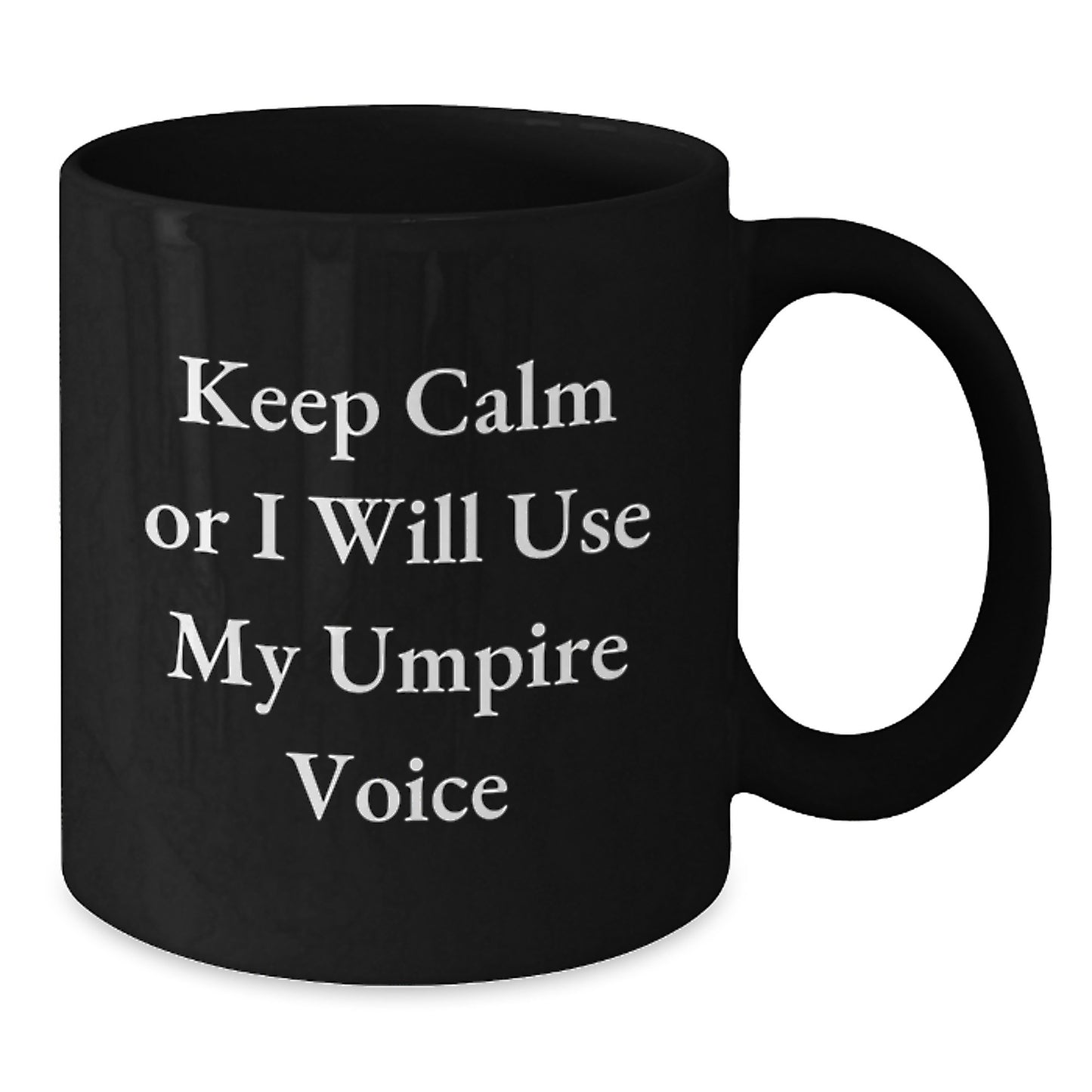 Umpire Keepsake Black Coffee Mug for Him Birthday Gift - Additional