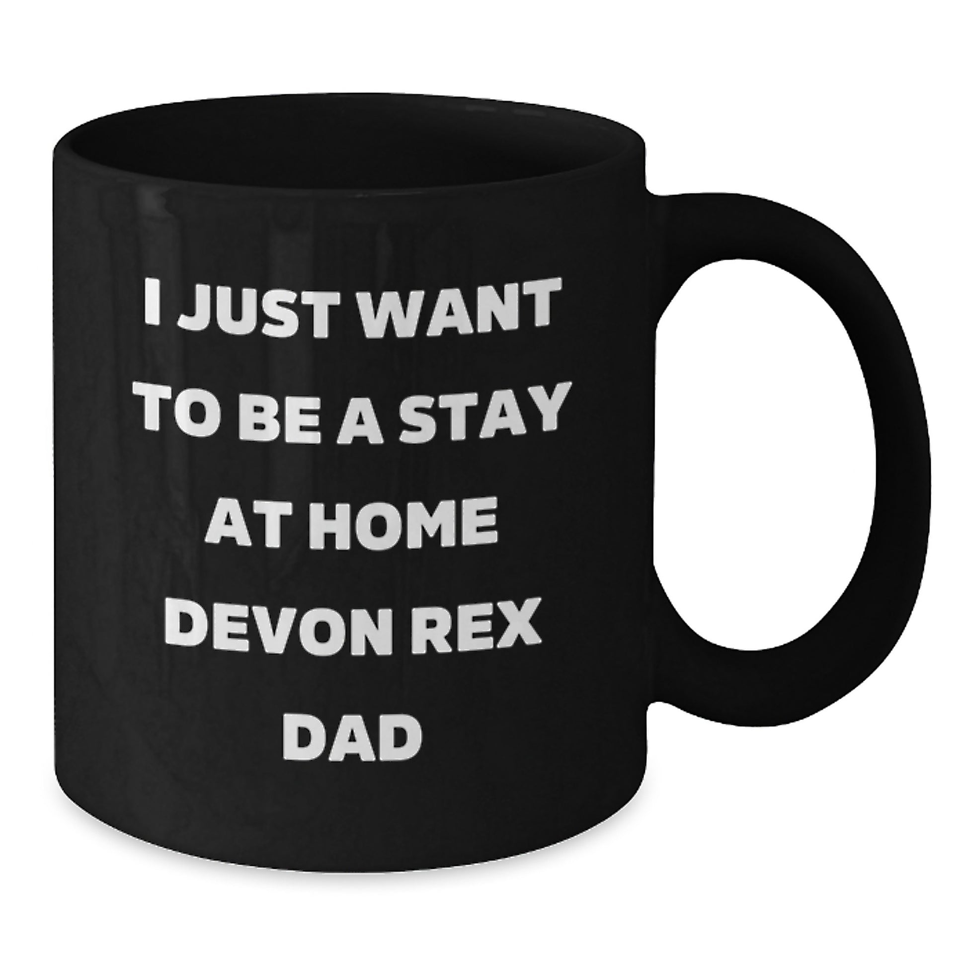 Funny Devon Rex Cat Dad Gift, Unique Birthday Coffee Mug for Devon Rex Cat Enthusiast, Gifts from Men to Friends - Additional