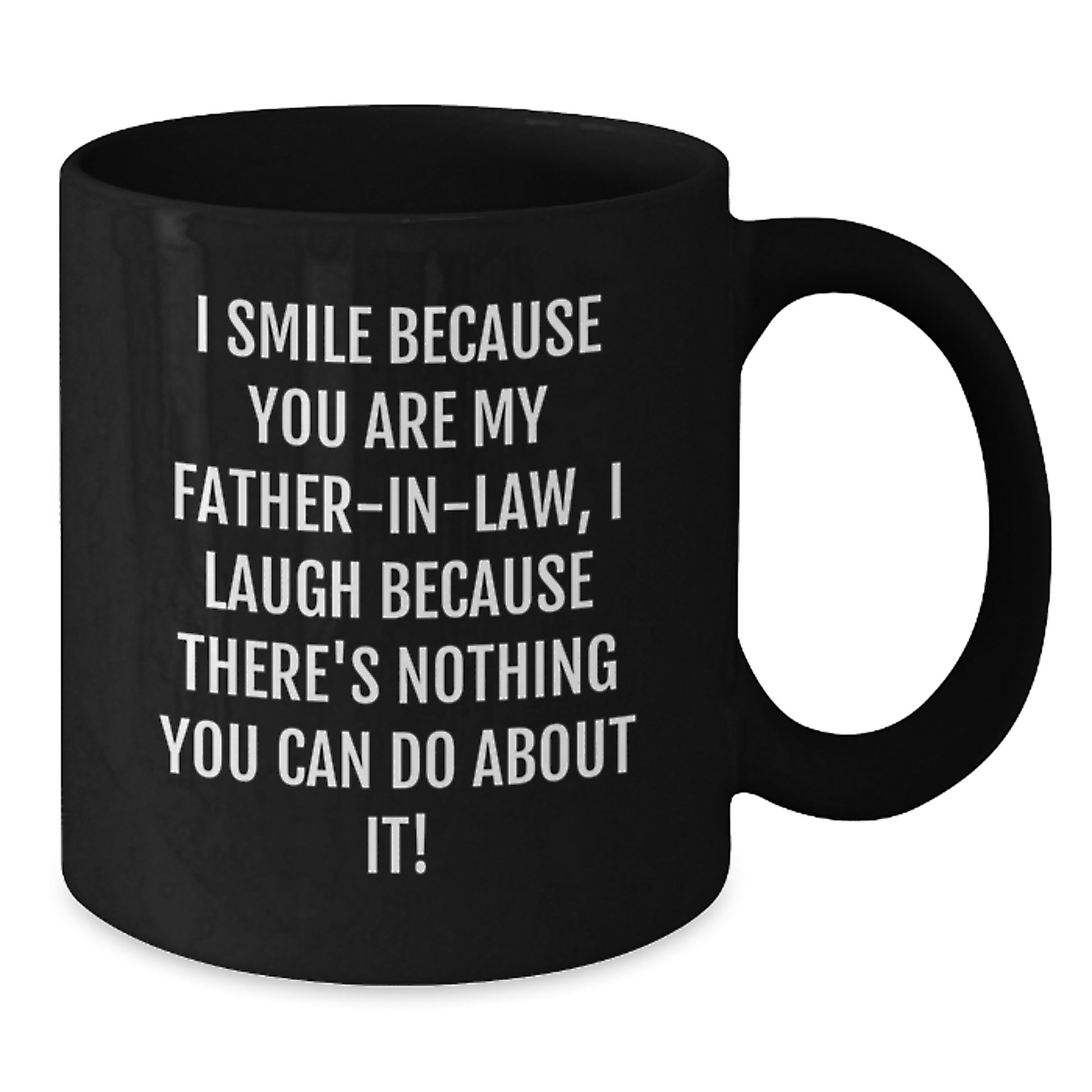 Father-in-law Keepsake Black Coffee Mug Birthday Surprise Gift for Him - Additional