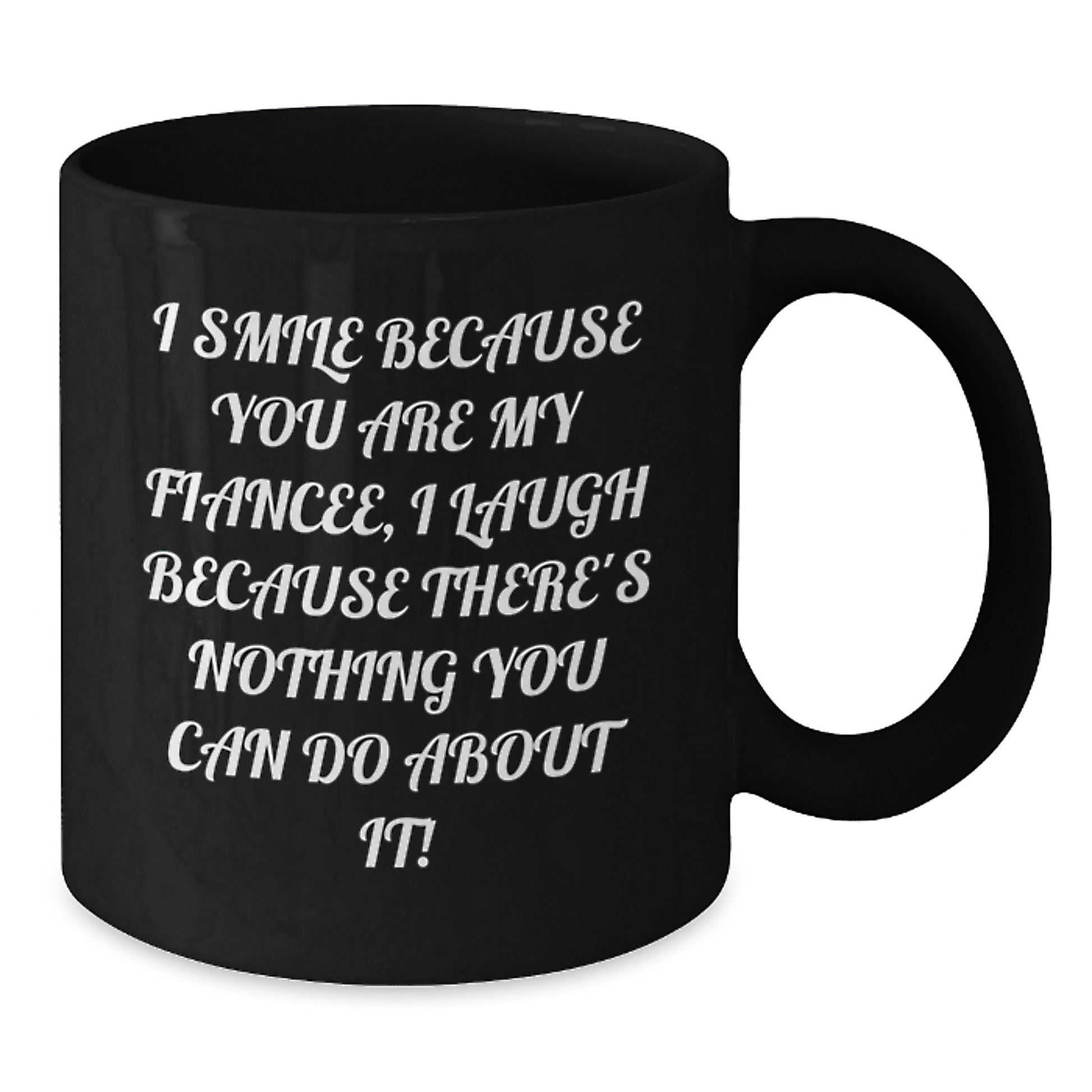 Fiancee Keepsake Black Coffee Mug Surprise Birthday Gift for Him - Additional