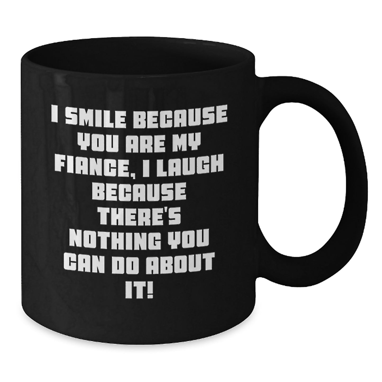 Funny Fiance Gifts from Family, Friends, or You - Black Coffee Mug for Her, Him, or Them - Perfect for Graduation, Wedding, and More - Additional