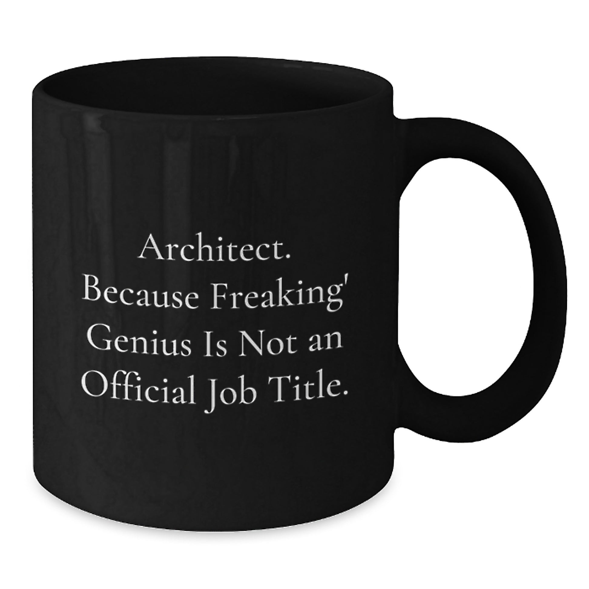 Architect Keepsake Mug for Him Birthday Gift – Black Coffee 11oz Ceramic - Additional