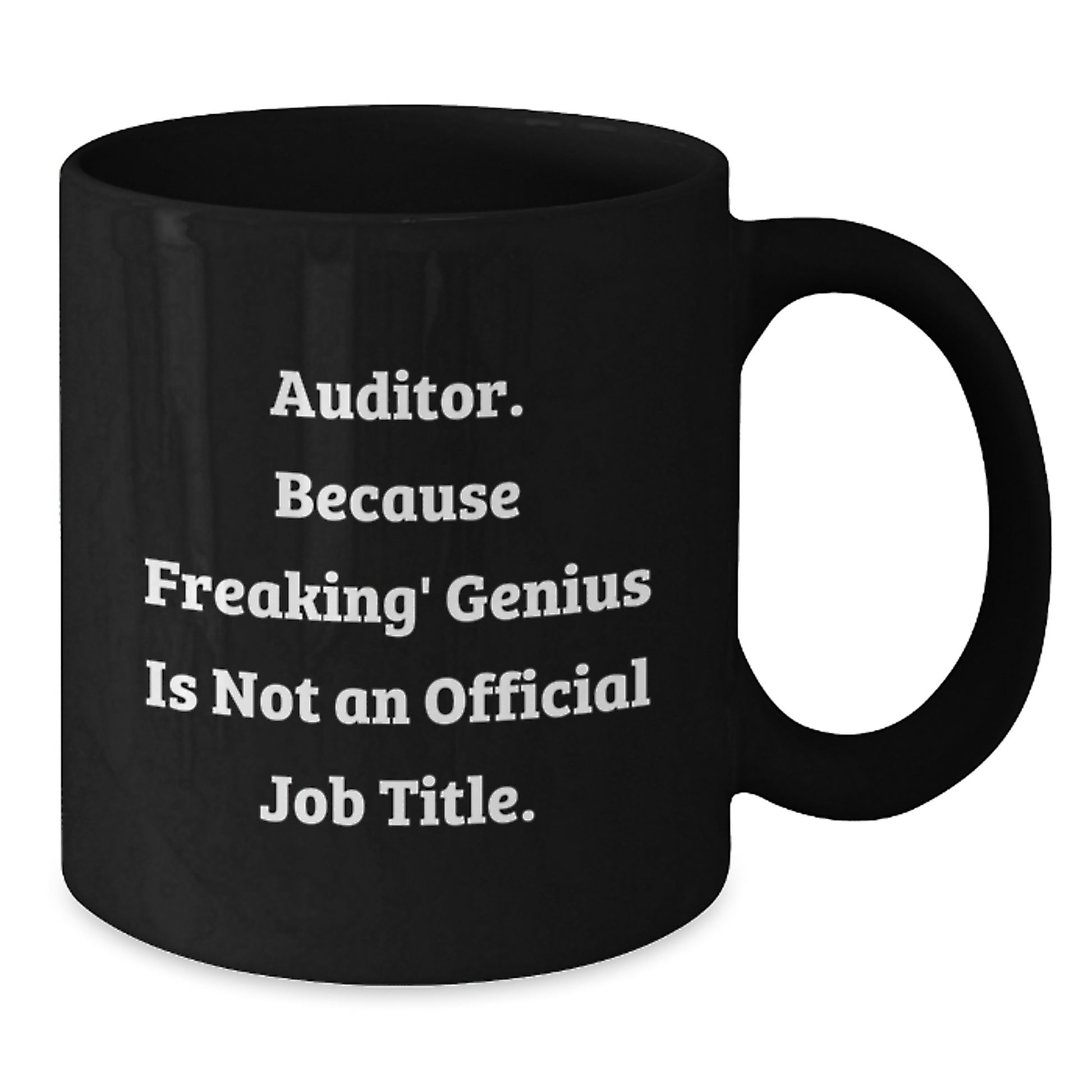 Auditor Humor Black Coffee Mugs, Funny Gifts from Family for Graduation, Unique Auditor Gifts for Men Women Friends Coworkers Family - Additional