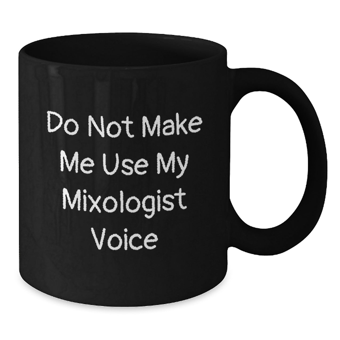 Mixologist Keepsake Black Coffee Mug 11oz Birthday Gift for Him - Additional