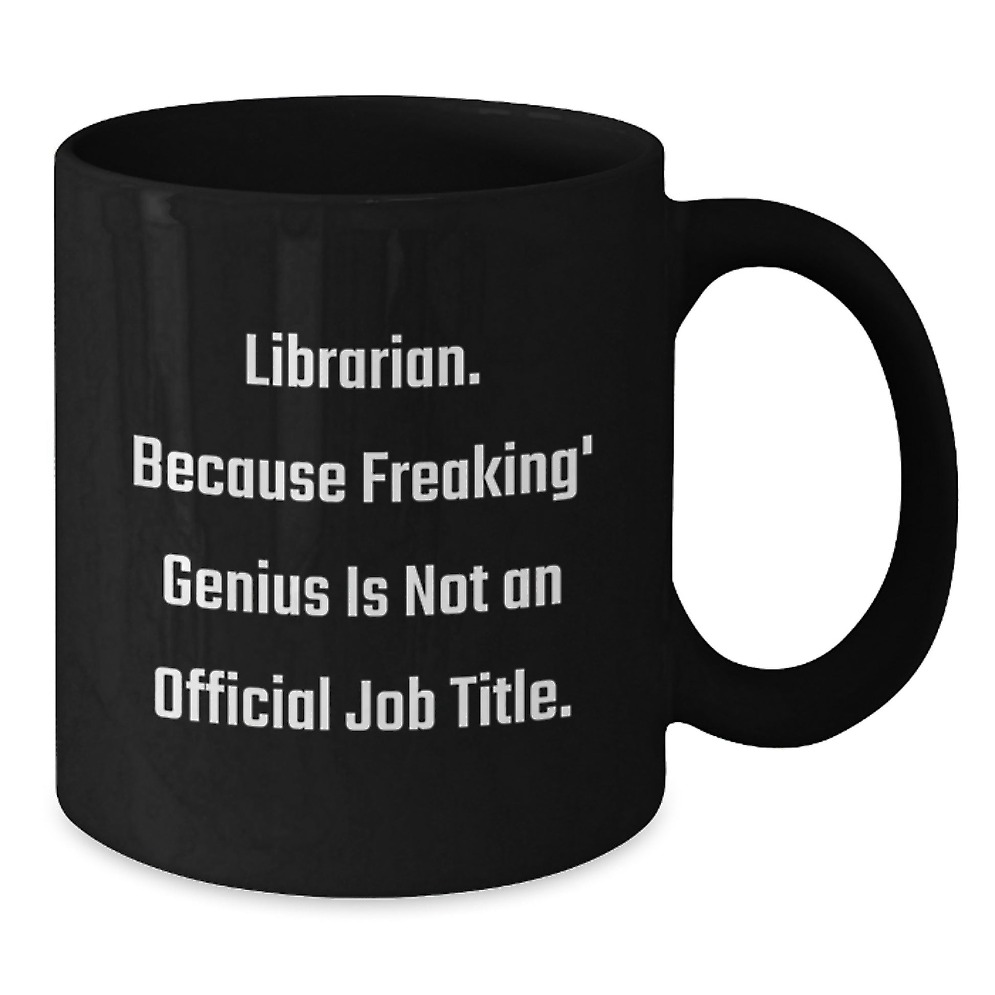 Funny Librarian Gifts from Men, Black Coffee Mug for Women, Unique Graduation Gifts for Librarian - Additional