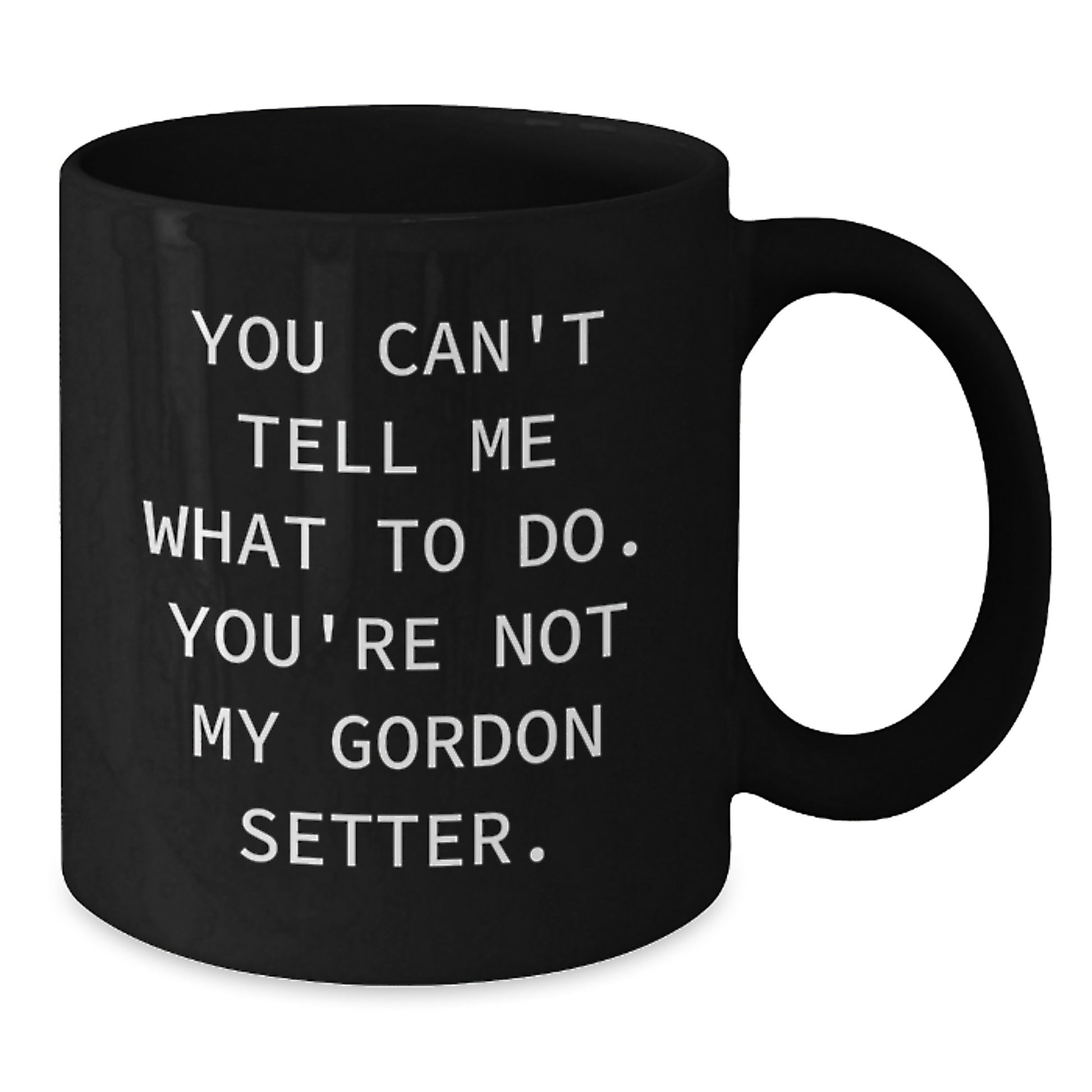 Funny Gordon Setter Dog Gifts for Men - Birthday Unique Black Coffee Mugs from Friends - Additional