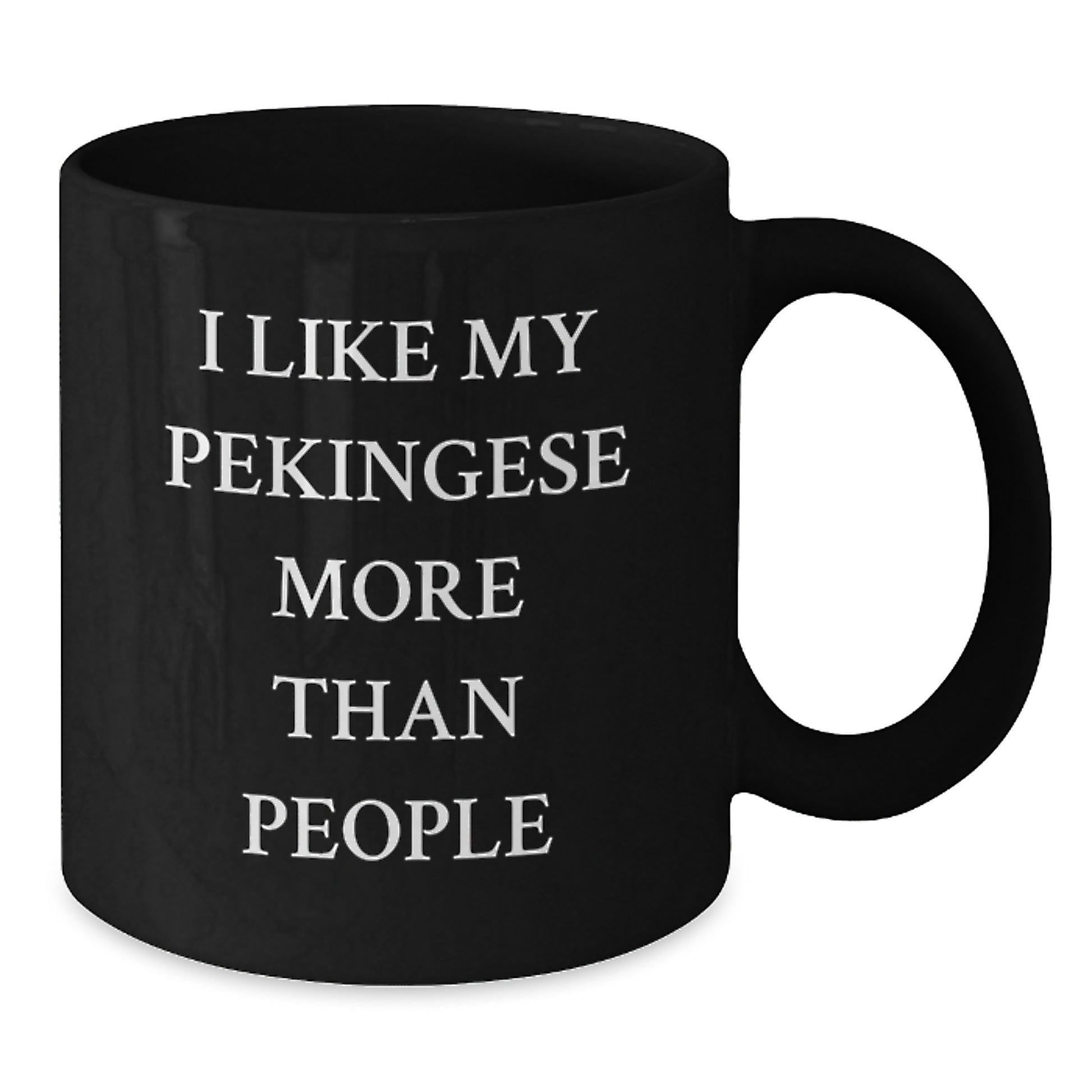 Pekingese Dog Lover Gifts from Men, Funny Quote Black Coffee Mug, Valentine's Unique - Additional