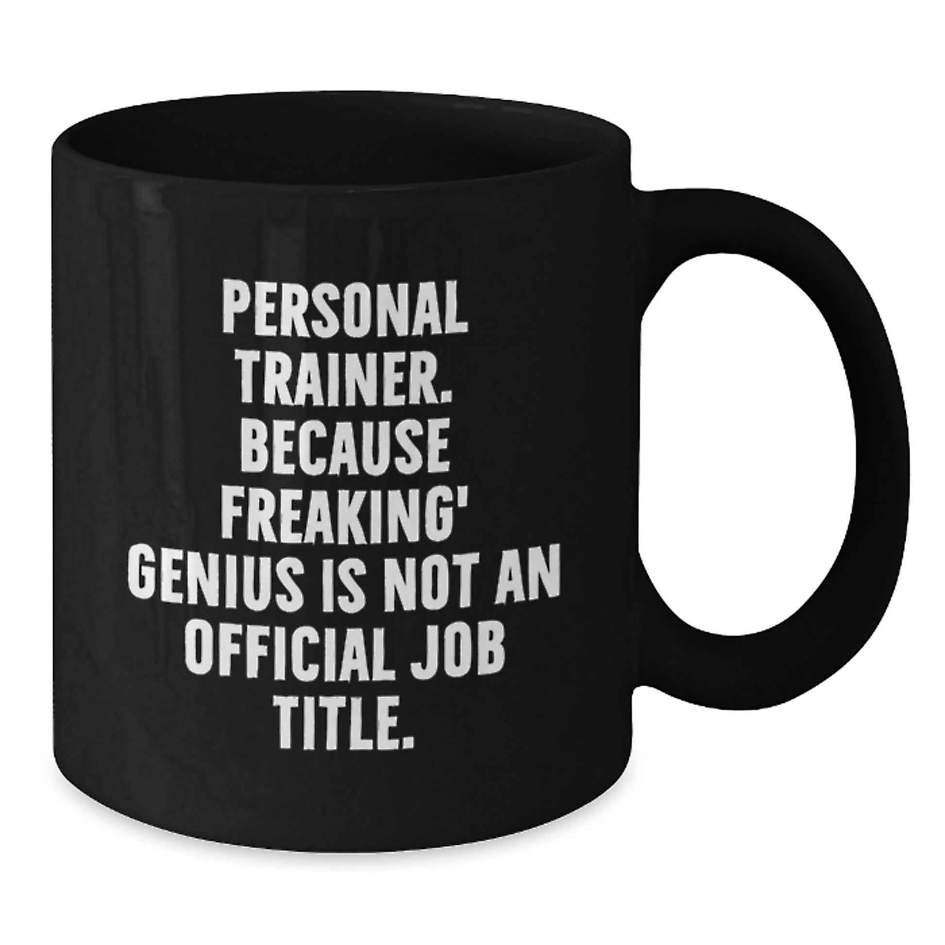 Personal Trainer Keepsake Black Coffee Mug for Him Birthday Gift - Additional