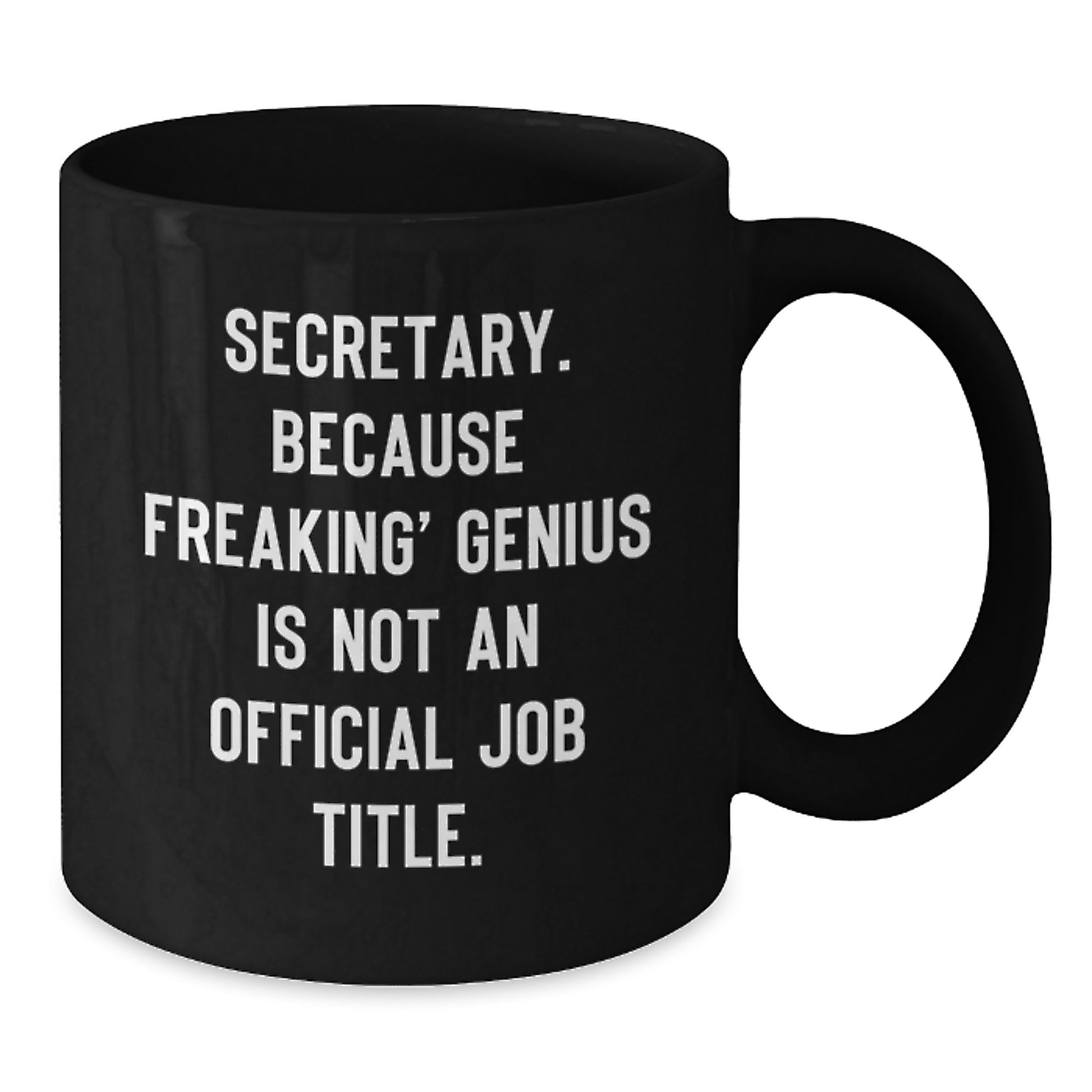 Secretary Keepsake Black Coffee Mug Birthday Gift for Him - Additional