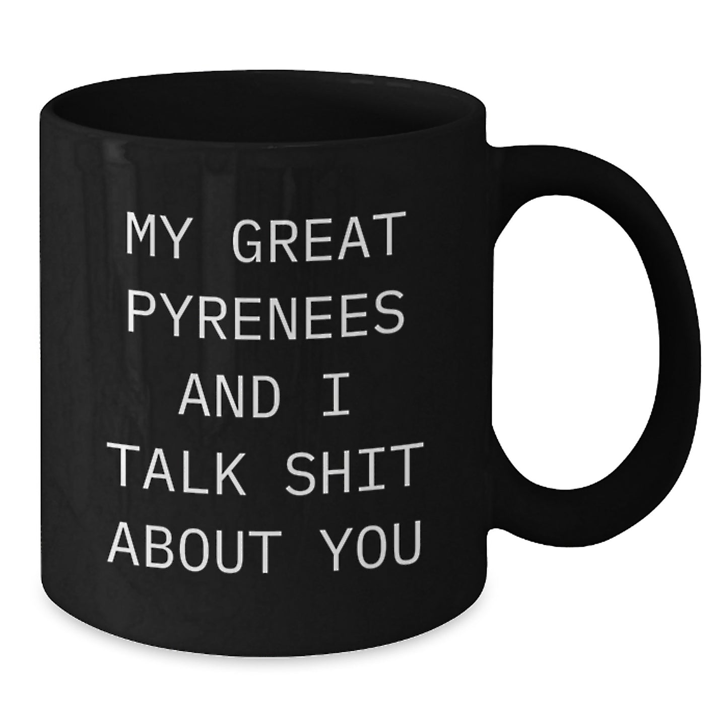 Great Pyrenees Keepsake Black Coffee Mug for Him Surprise Birthday Gift - Additional