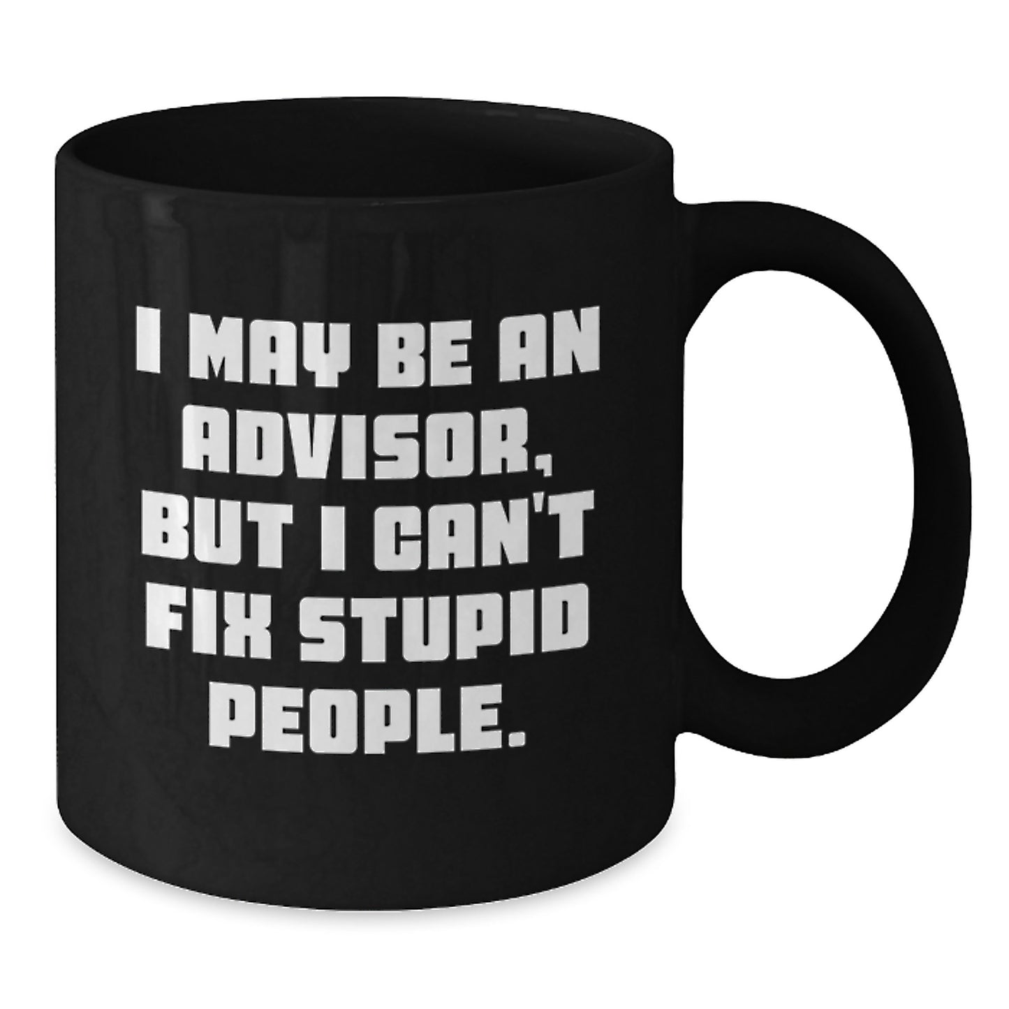 Advisor Keepsake Black Coffee Mug for Him Birthday Gift - Additional