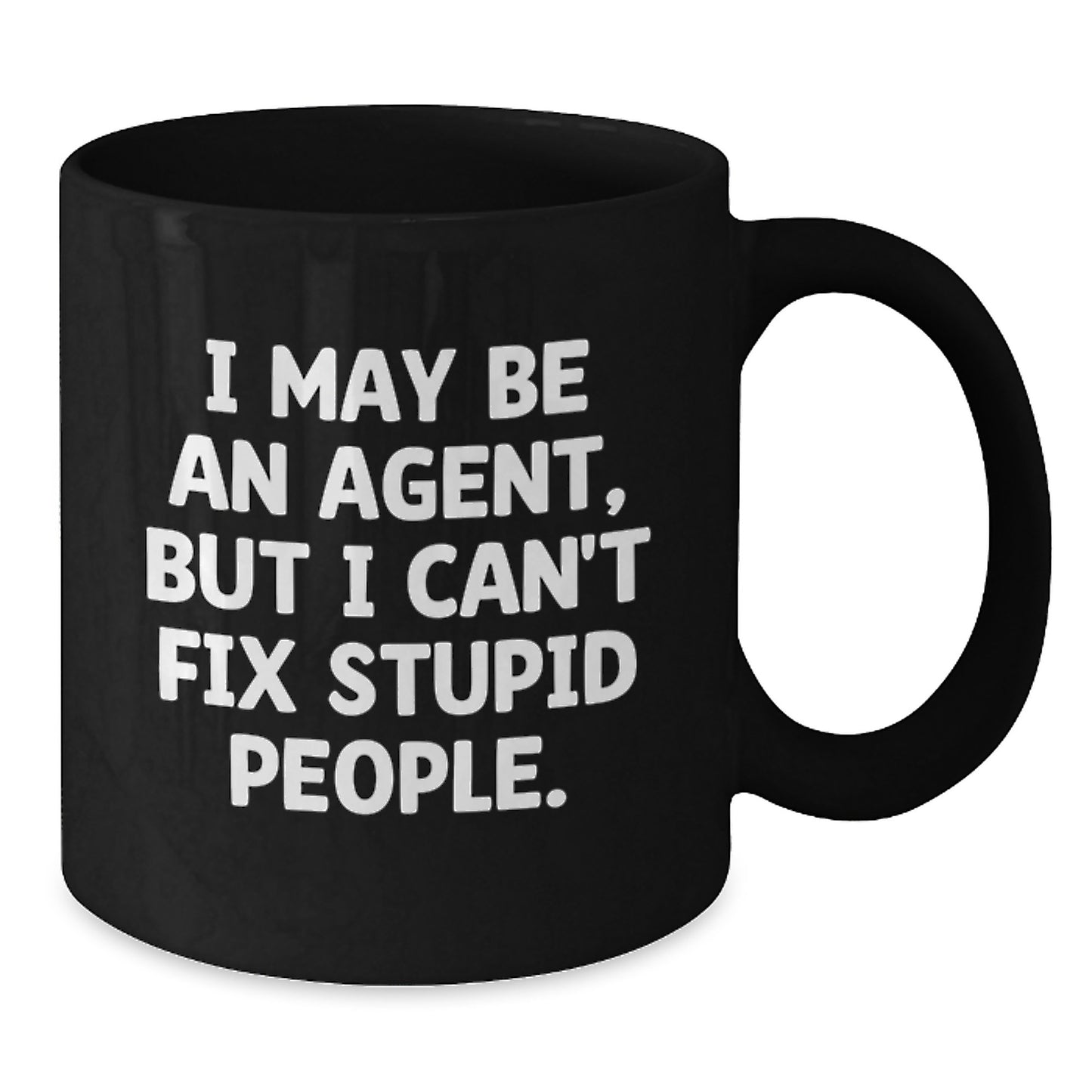 Agent Keepsake Ceramic Black Coffee Mug for Him Surprise Graduation Gift - Additional