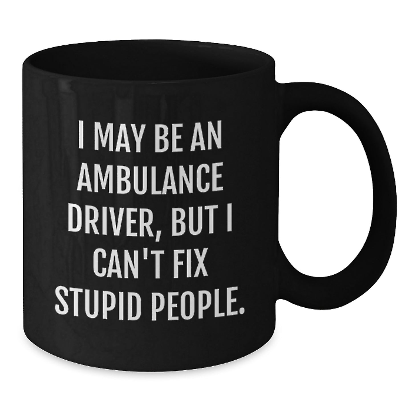 Ambulance Driver Keepsake Premium Ceramic Mug for Him 11oz Birthday Gift - Additional