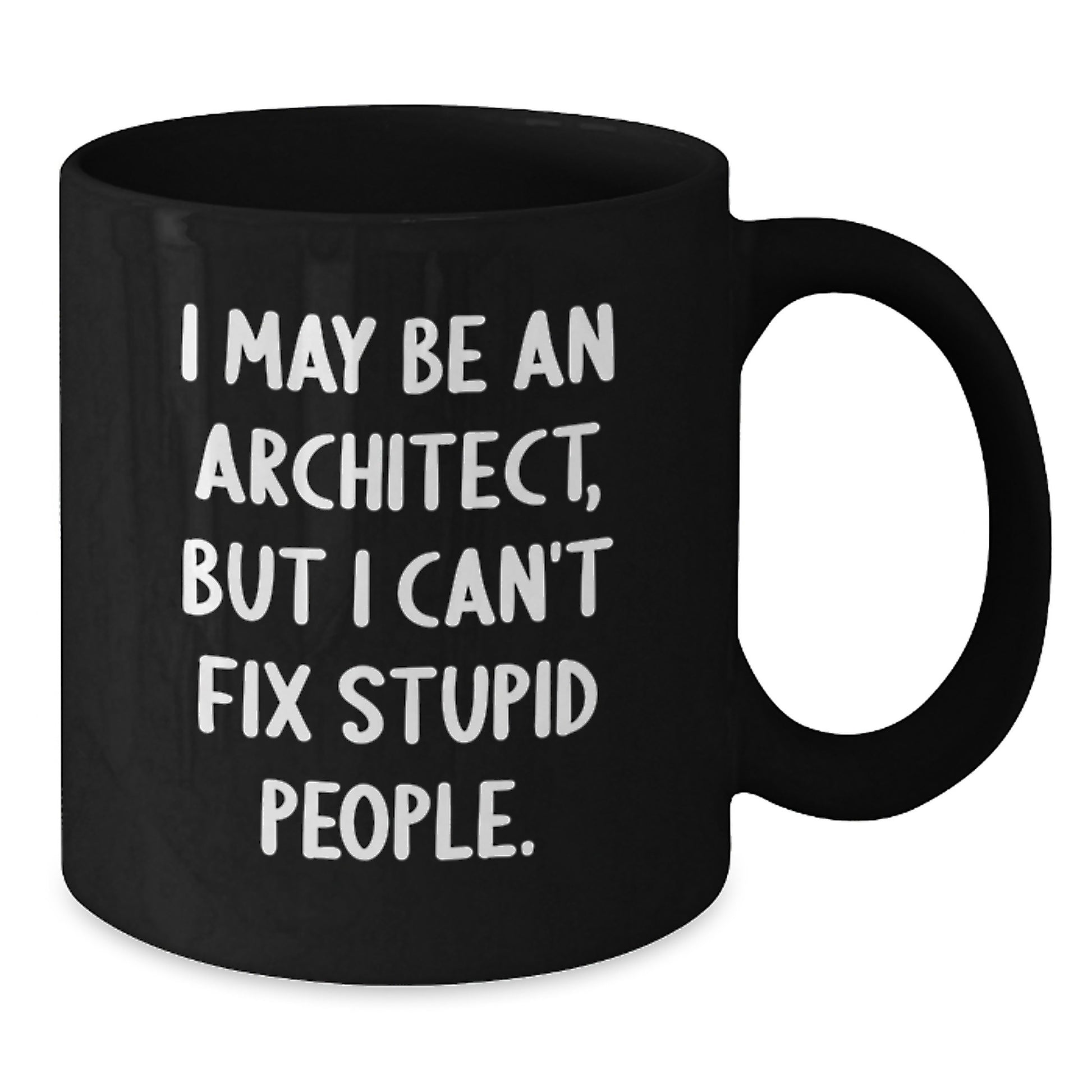 Architect Keepsake Mug for Him Birthday Gift with Bold Quote for Work - Additional
