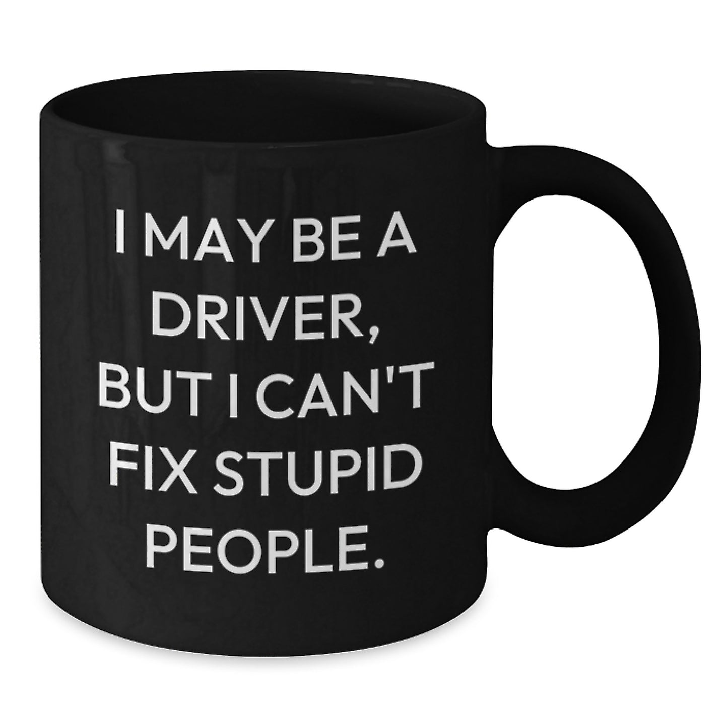 Driver Keepsake Black Coffee Mug for Him Birthday Gift 11oz Ceramic - Additional