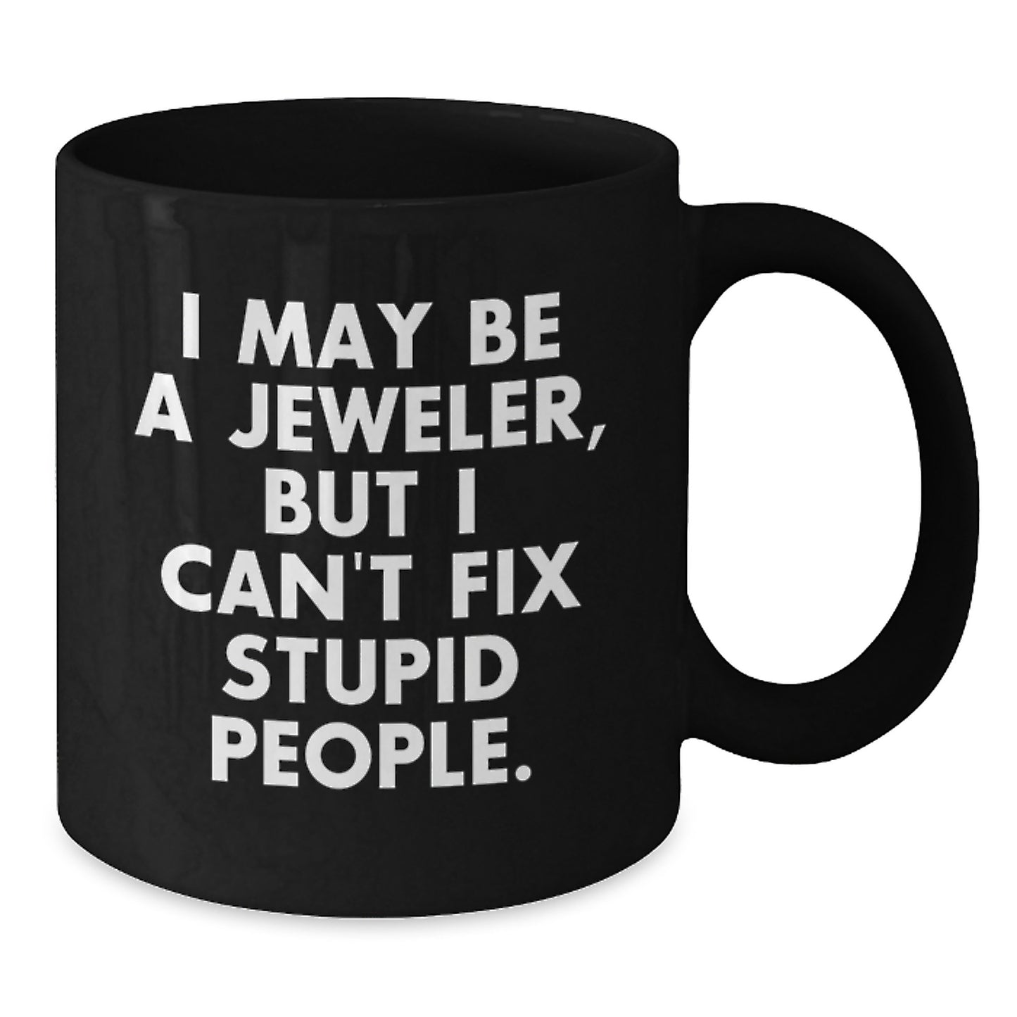 Jeweler Keepsake Black Coffee Mug for Him Surprise Birthday Gift - Additional