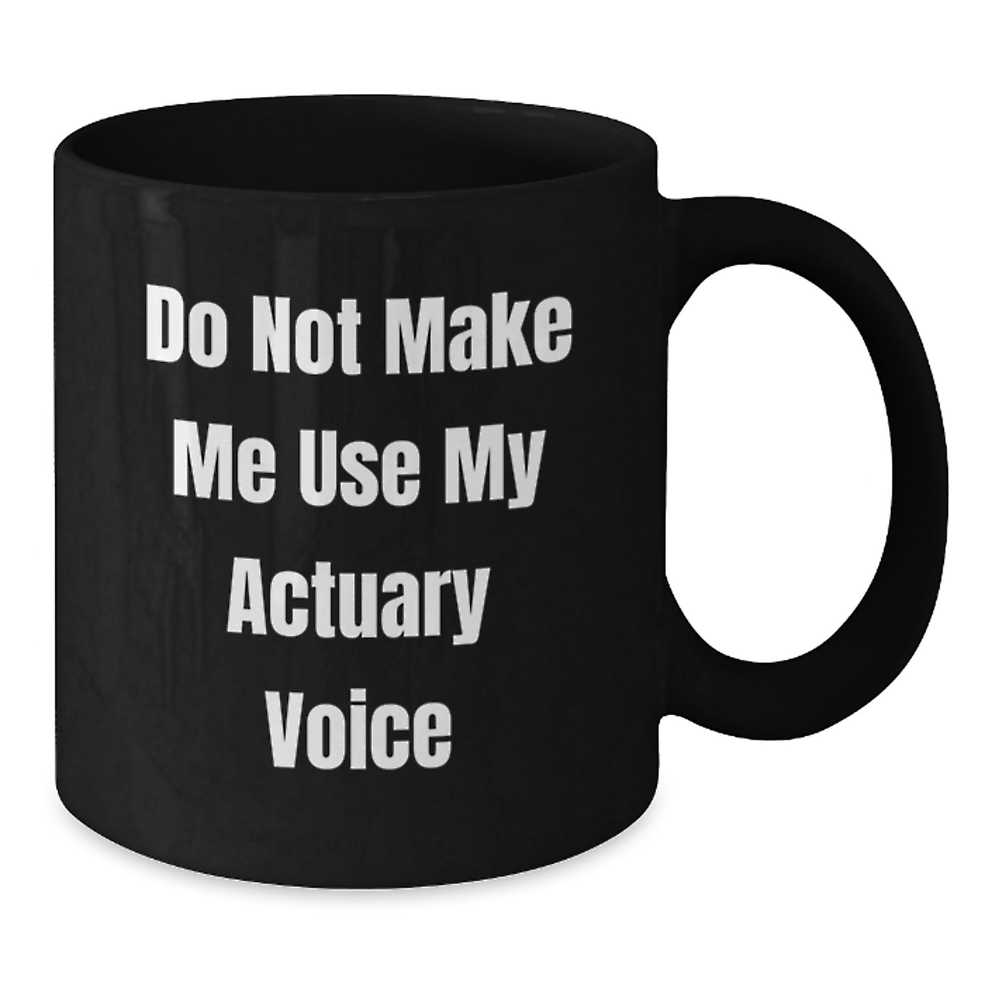 Actuary Keepsake Black Coffee Mug for Him Birthday Premium Gift - Additional