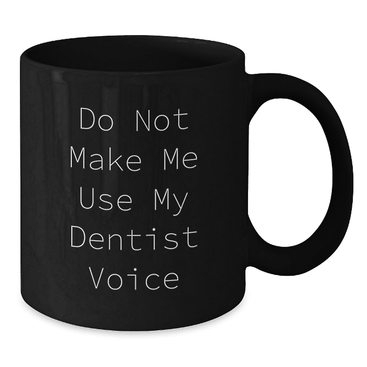 Dentist Keepsake Black Coffee Mug for Him Birthday Gift - Additional