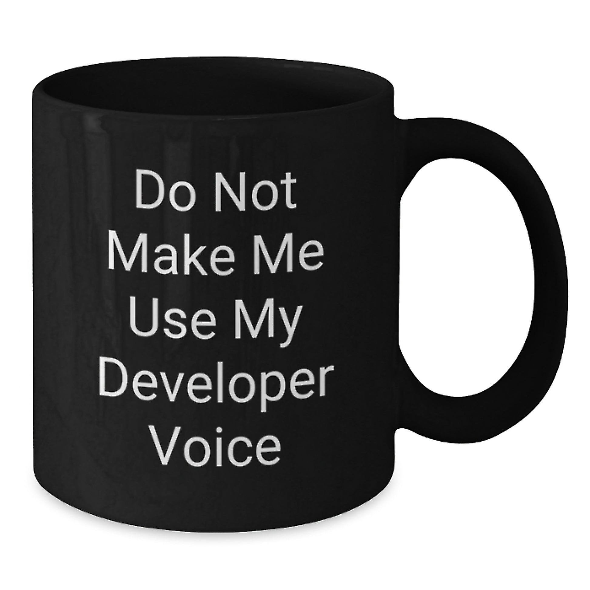 Developer Keepsake Black Coffee Mug for Him 11oz Birthday Gift - Additional