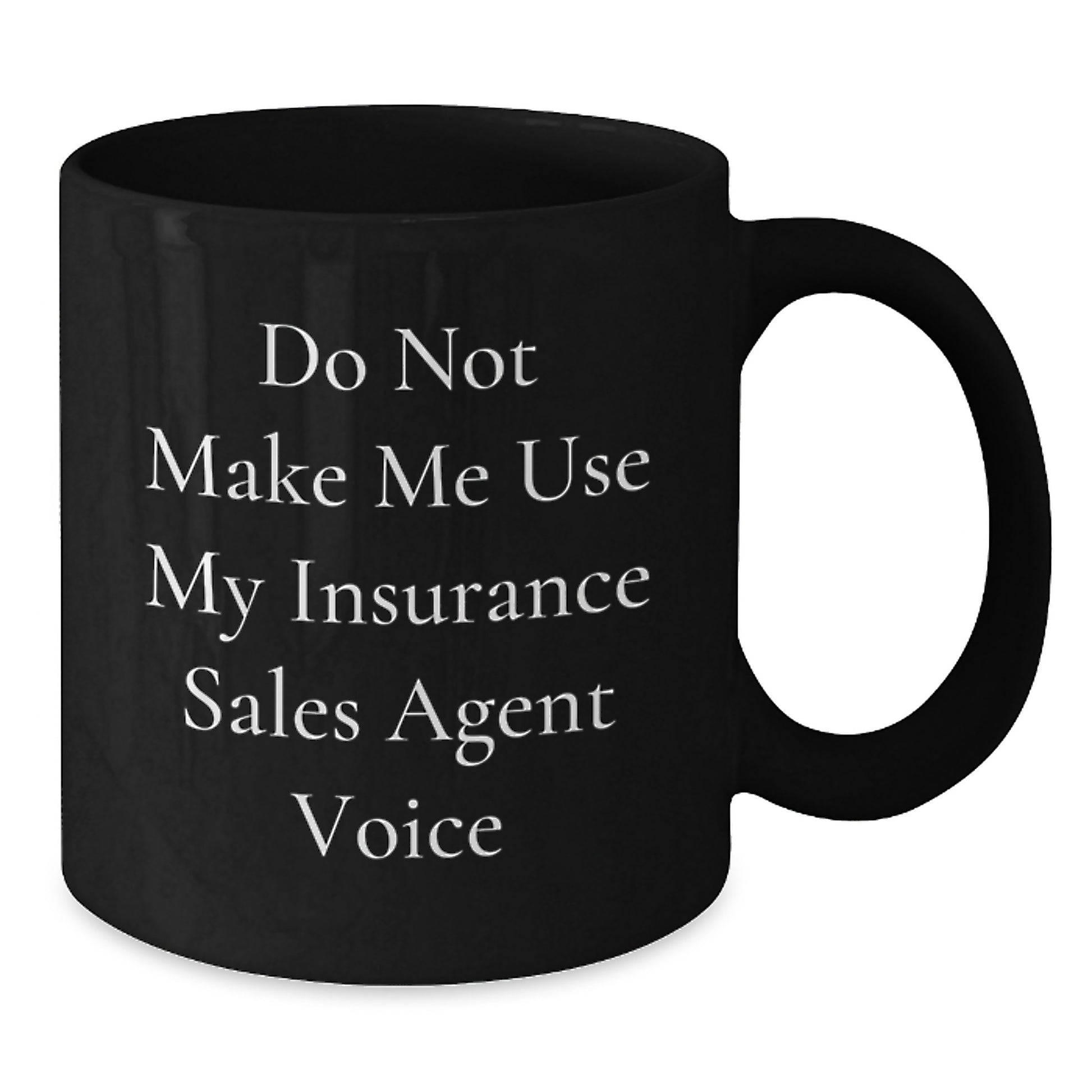 Insurance Sales Agent Keepsake Black Coffee Mug for Him Birthday Gift - Additional
