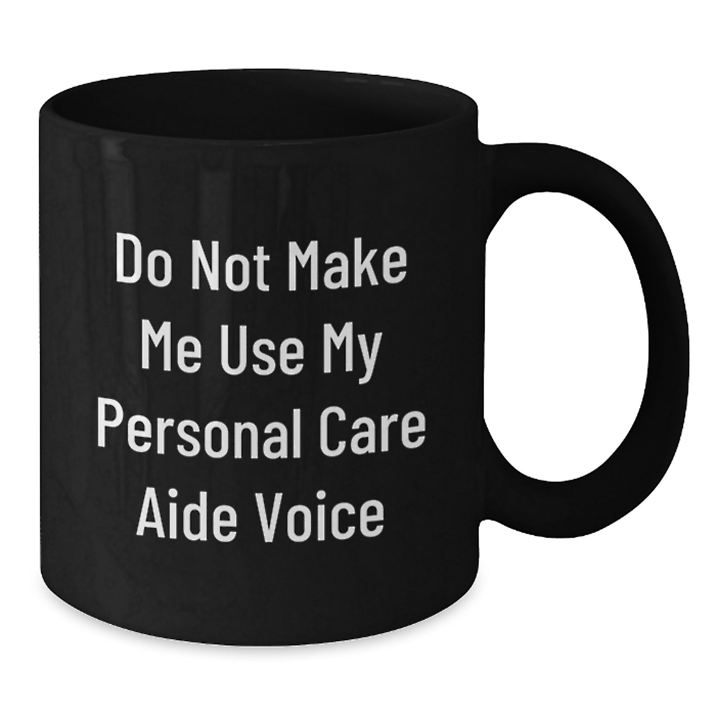 Personal Care Aide Keepsake Black Coffee Mug for Him Graduation Gift - Additional