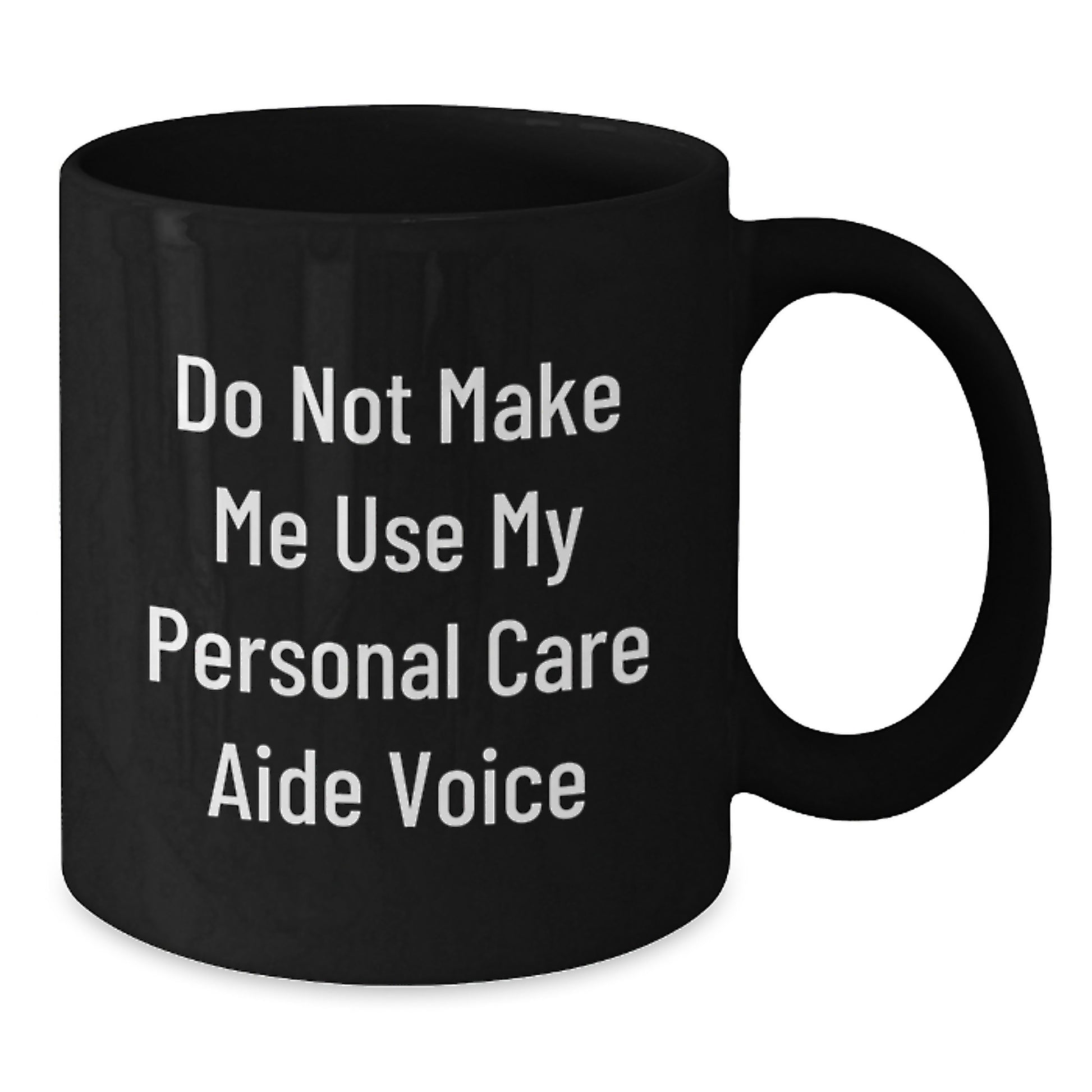 Personal Care Aide Keepsake Black Coffee Mug for Him Graduation Gift - Additional