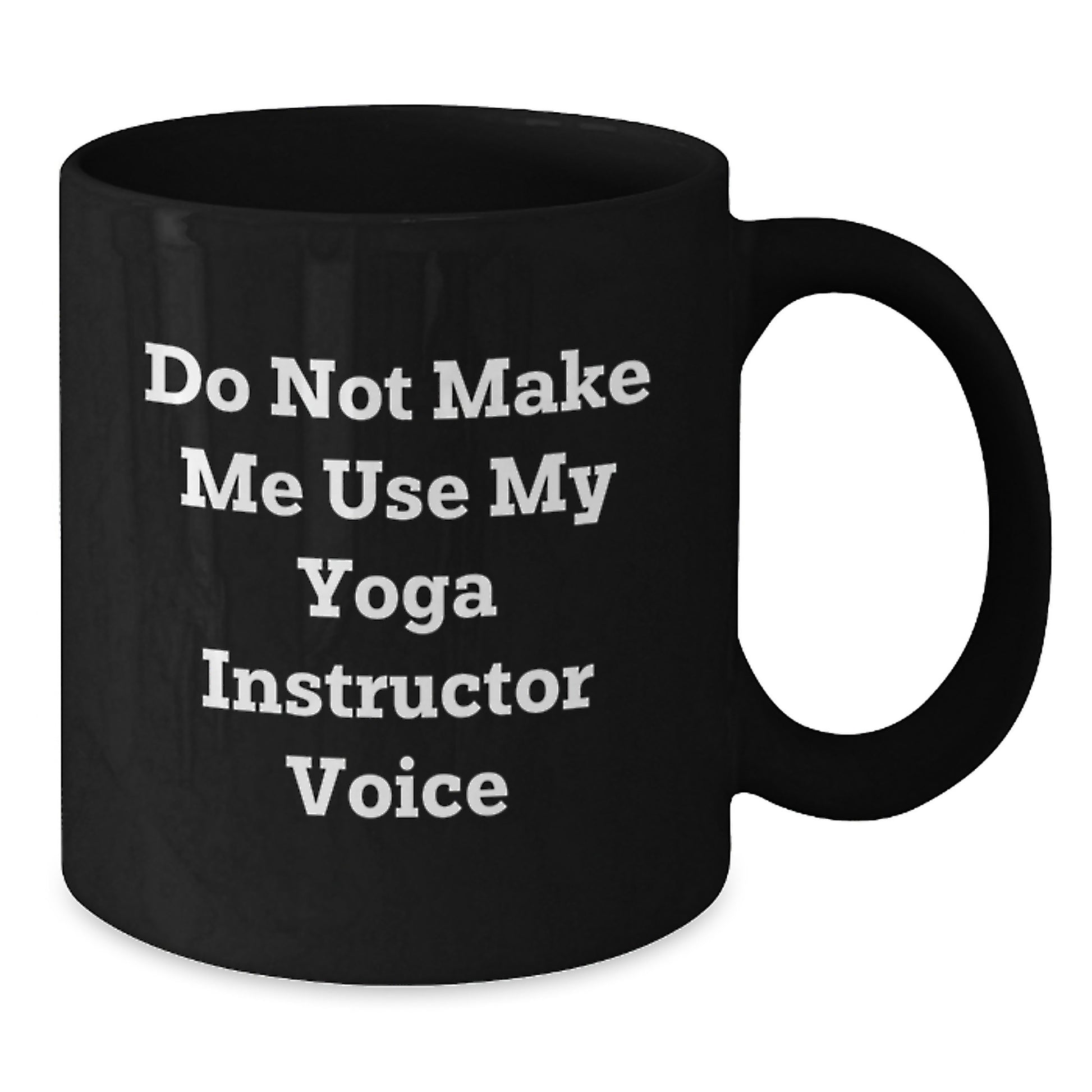 Birthday Gift Yoga Instructor Black Coffee Mug Present for Her - Additional
