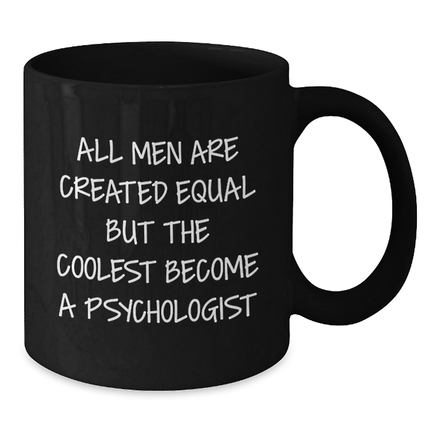 Funny Psychologist Gifts from Family - Dad Became a Psychologist Black Coffee Mug - Additional