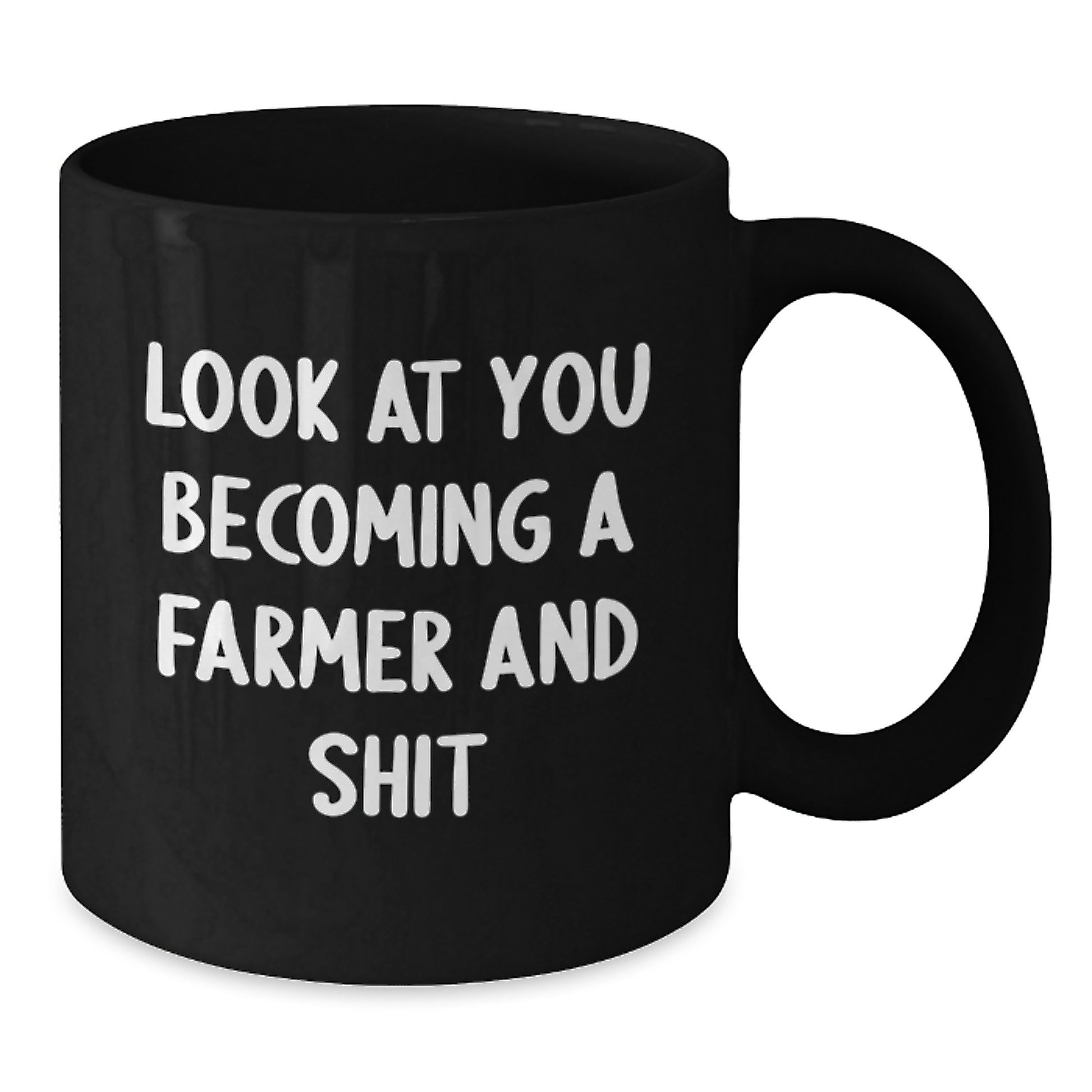 Gifts for the Farmer in Your Life, Funny Quote Black Coffee Mug, Perfect for Mother's Day Unique Gifts - Additional