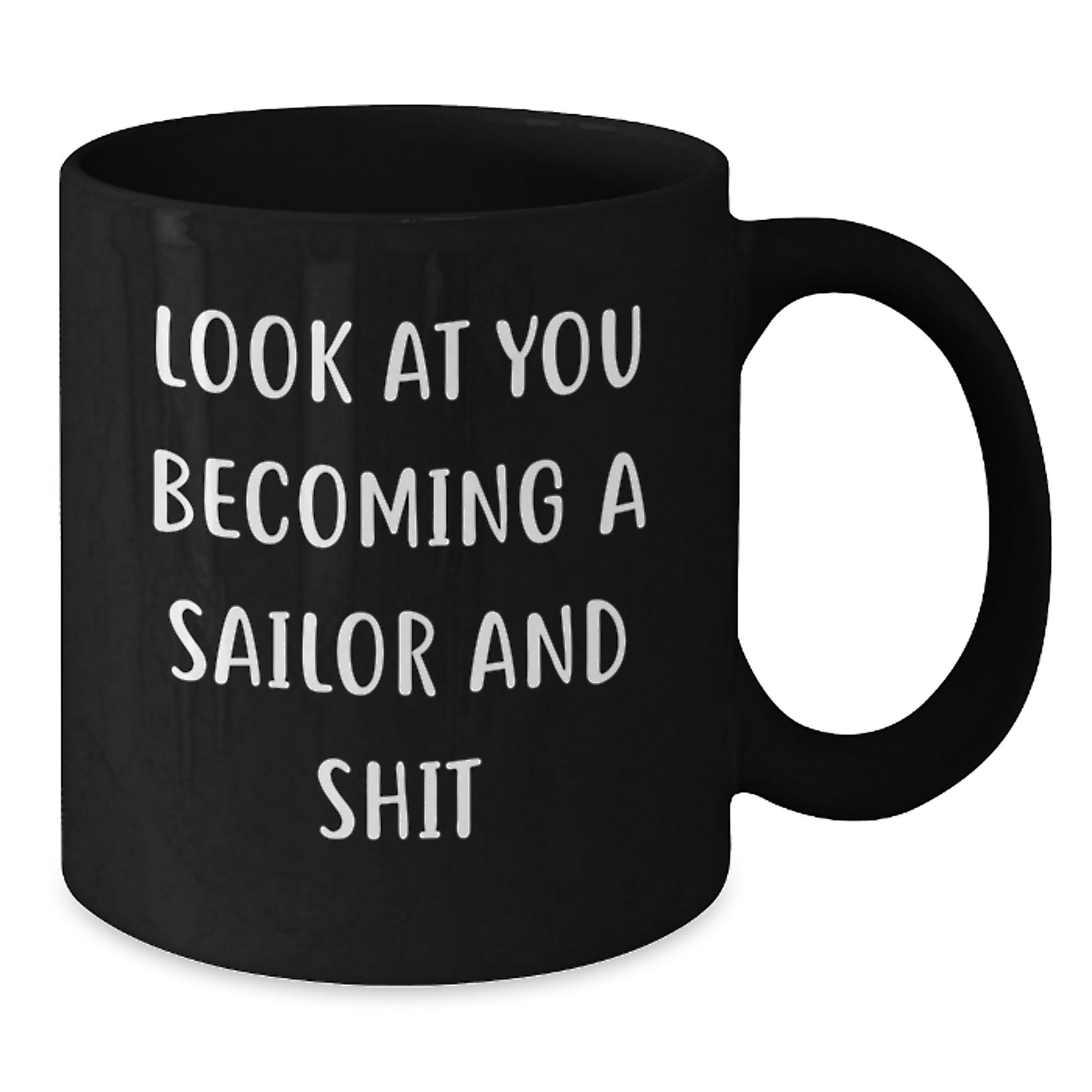 Sailor Keepsake Black Mug 11oz Birthday Gift for Him - Additional