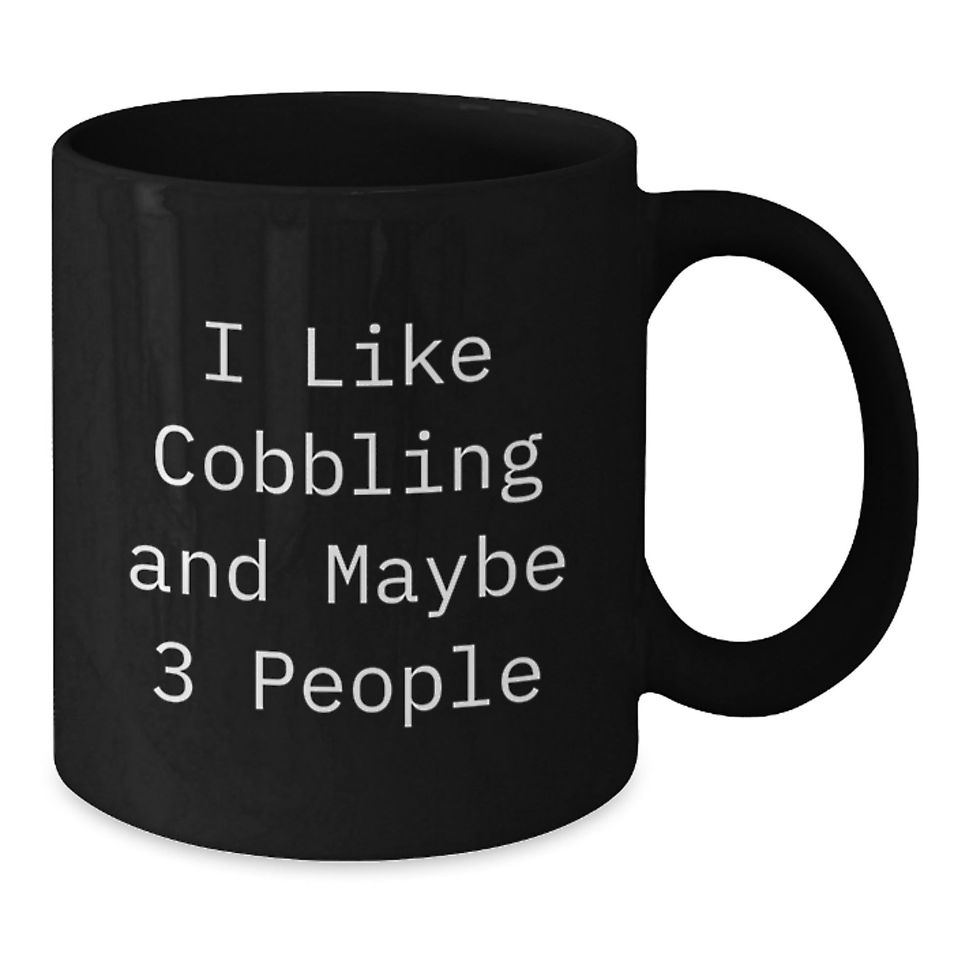 For Him Keepsake Black Coffee Mug Birthday Gift – Playful Cobbling Mug - Additional