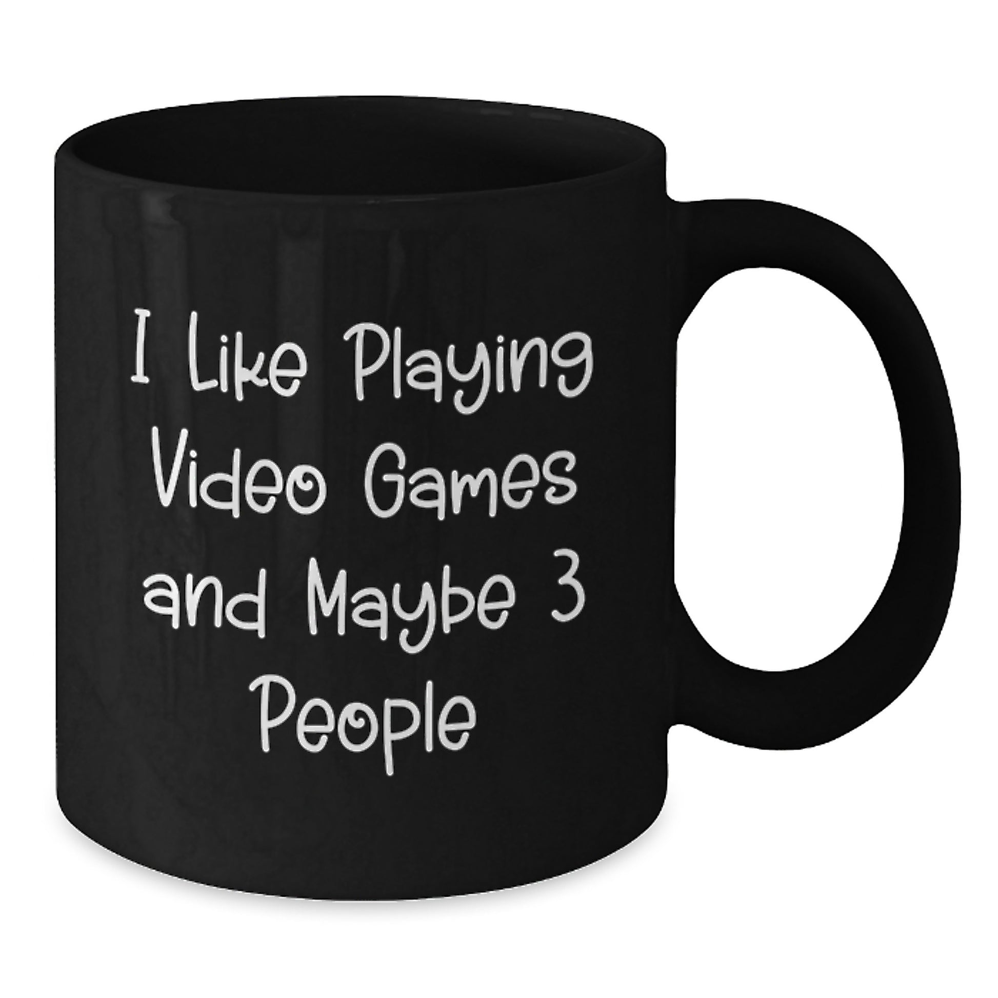 Funny Gaming Quotes Black Coffee Mug for Men, Unique Graduation Gifts from Friends, Playing Video Games Lover's Gift for Him, Funny Sayings on Black Coffee Mug, 11oz or 15oz Capacity - Additional