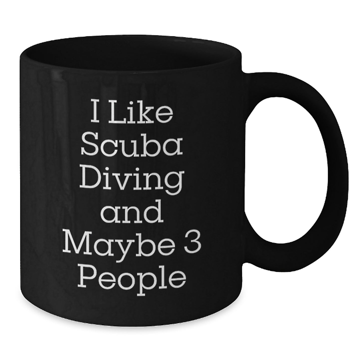Scuba Diving Humor Black Coffee Mugs for Women Scuba Divers Gifts from Men on Mother's Day, Unique Funny Scuba Diving Quotes Black Coffee Mug - Scuba Diving Enthusiast - Additional