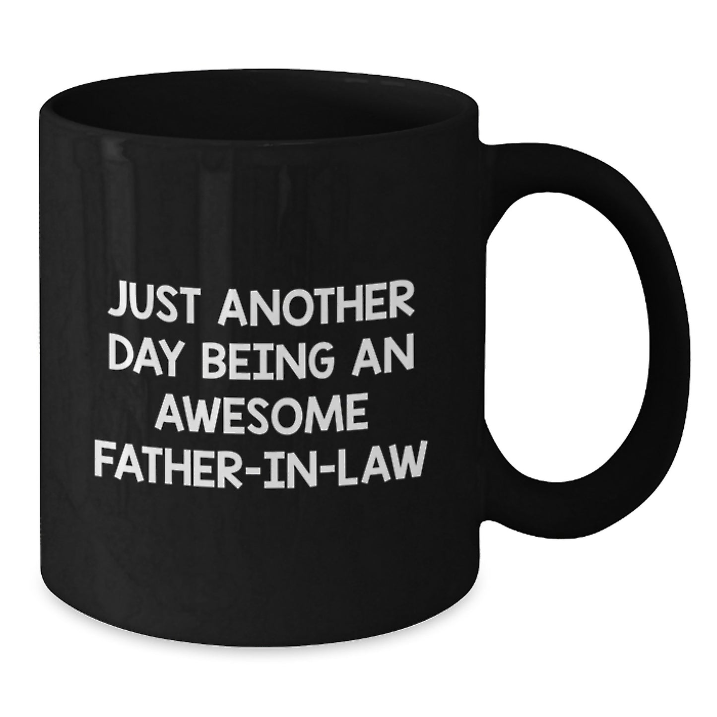 Father-in-law Keepsake Black Coffee Mug Birthday Gift for Him - Additional