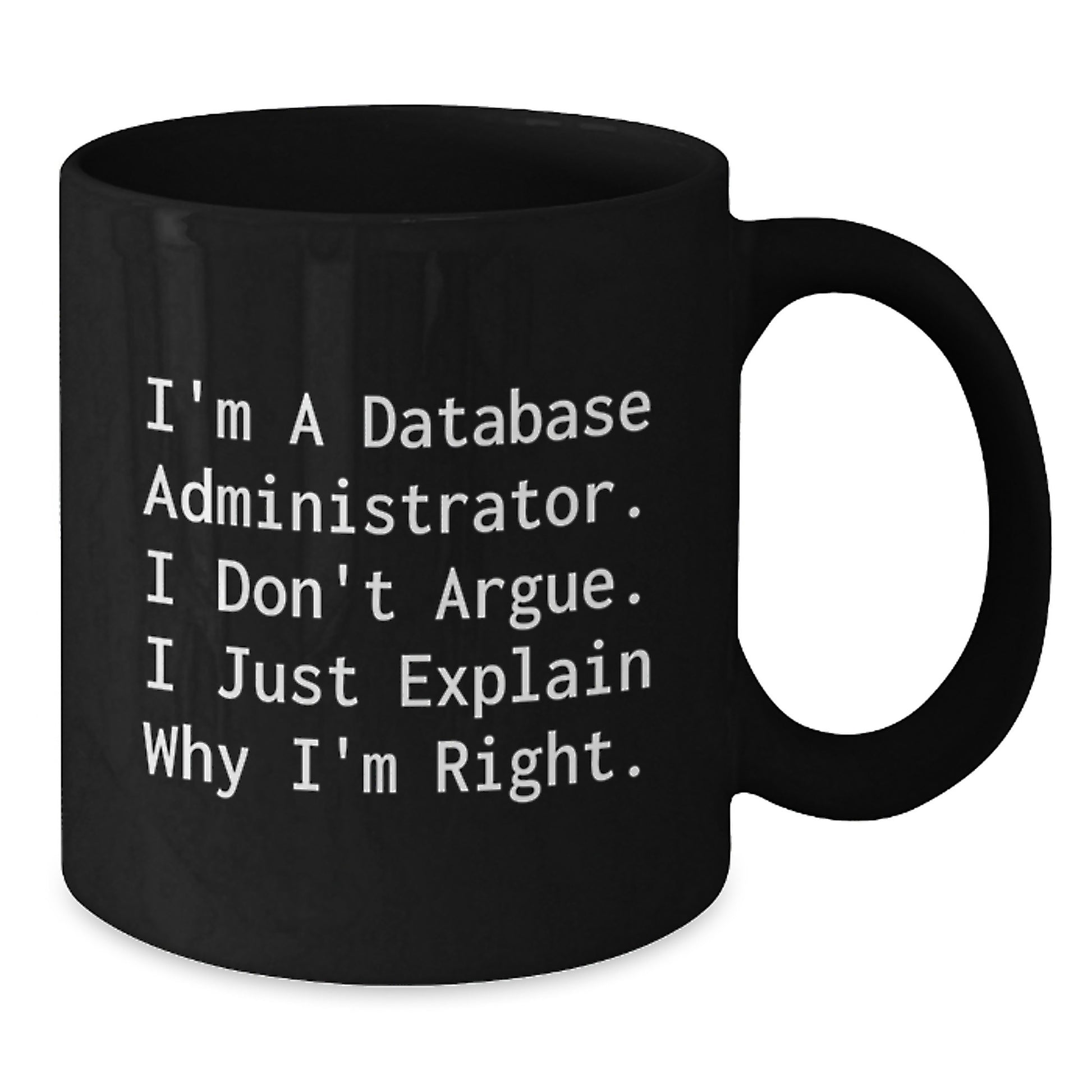 Birthday Gift Database Administrator Mug for Her Present - Additional