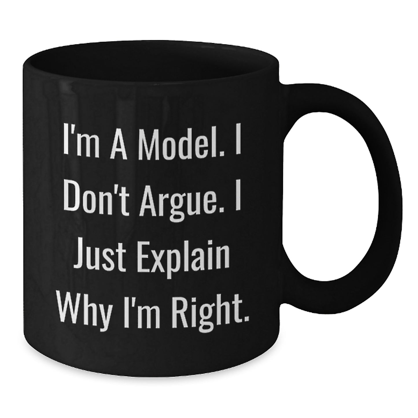 Funny Model Gifts for Graduation Unique Black Coffee Mugs Gifts from Friends for Model - Additional