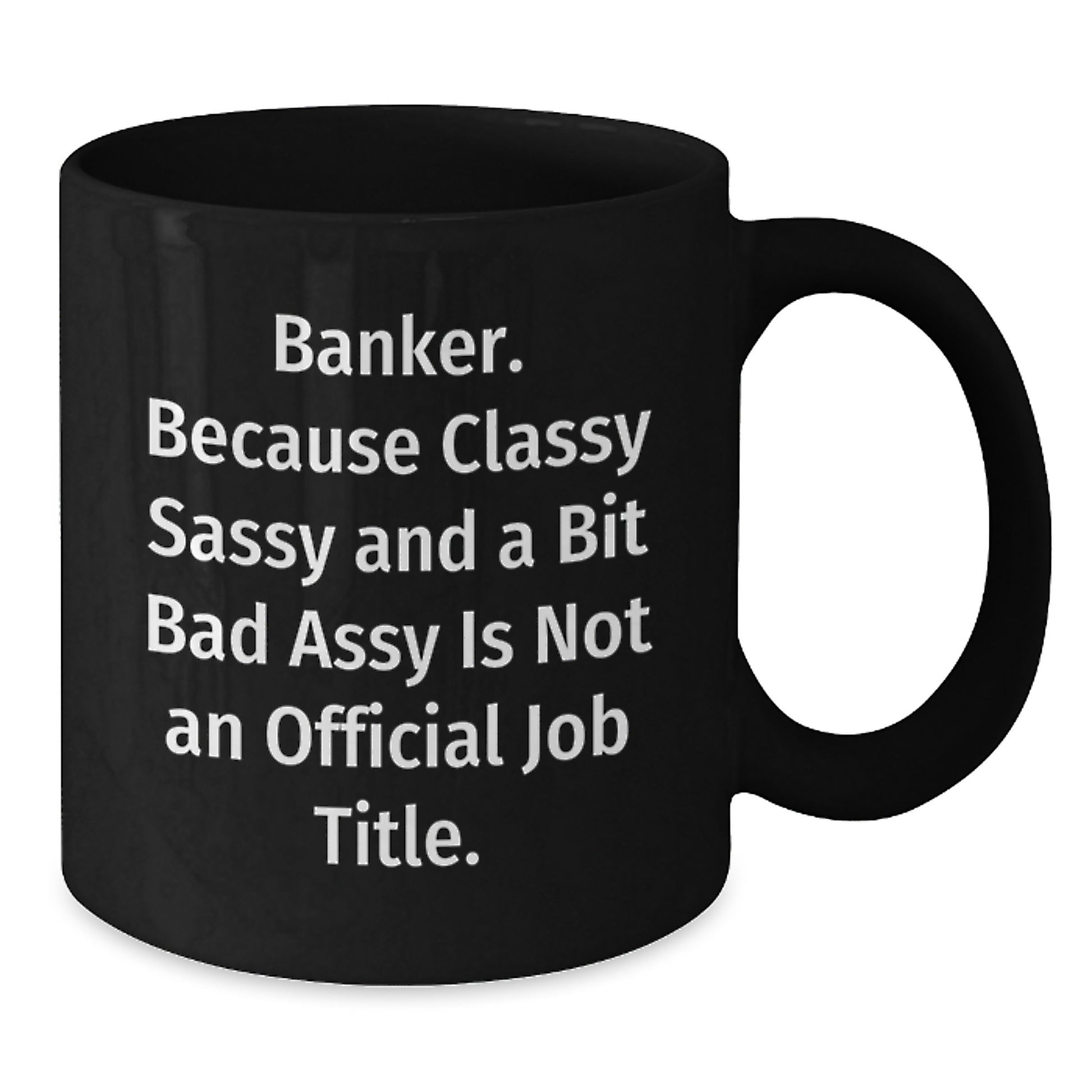 Banker Keepsake Premium Ceramic Black Coffee Mug for Him Birthday Gift - Additional