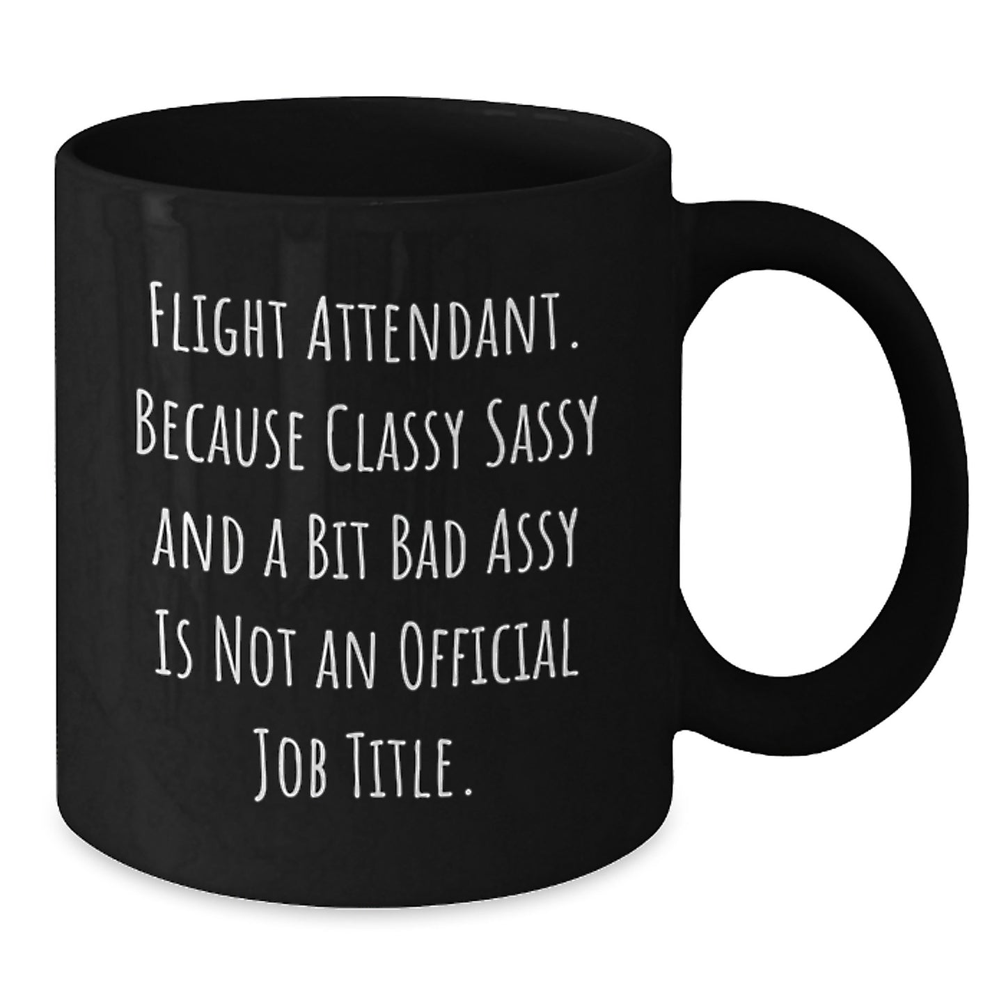 Flight Attendant Humor Gifts for Graduation, Unique Black Coffee Mugs from Friends, Family, Coworkers, Women, Men - Additional