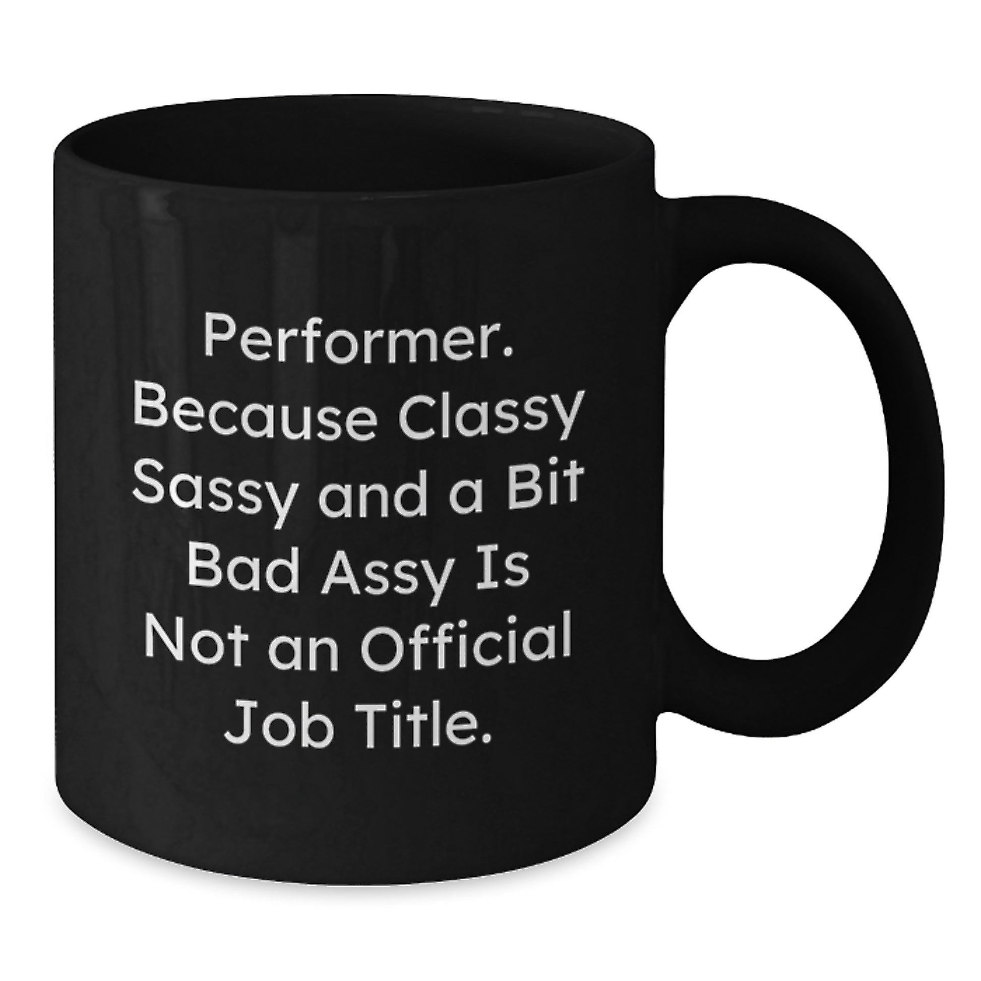 Performer Keepsake Black Coffee Mug for Him Birthday Surprise Gift - Additional