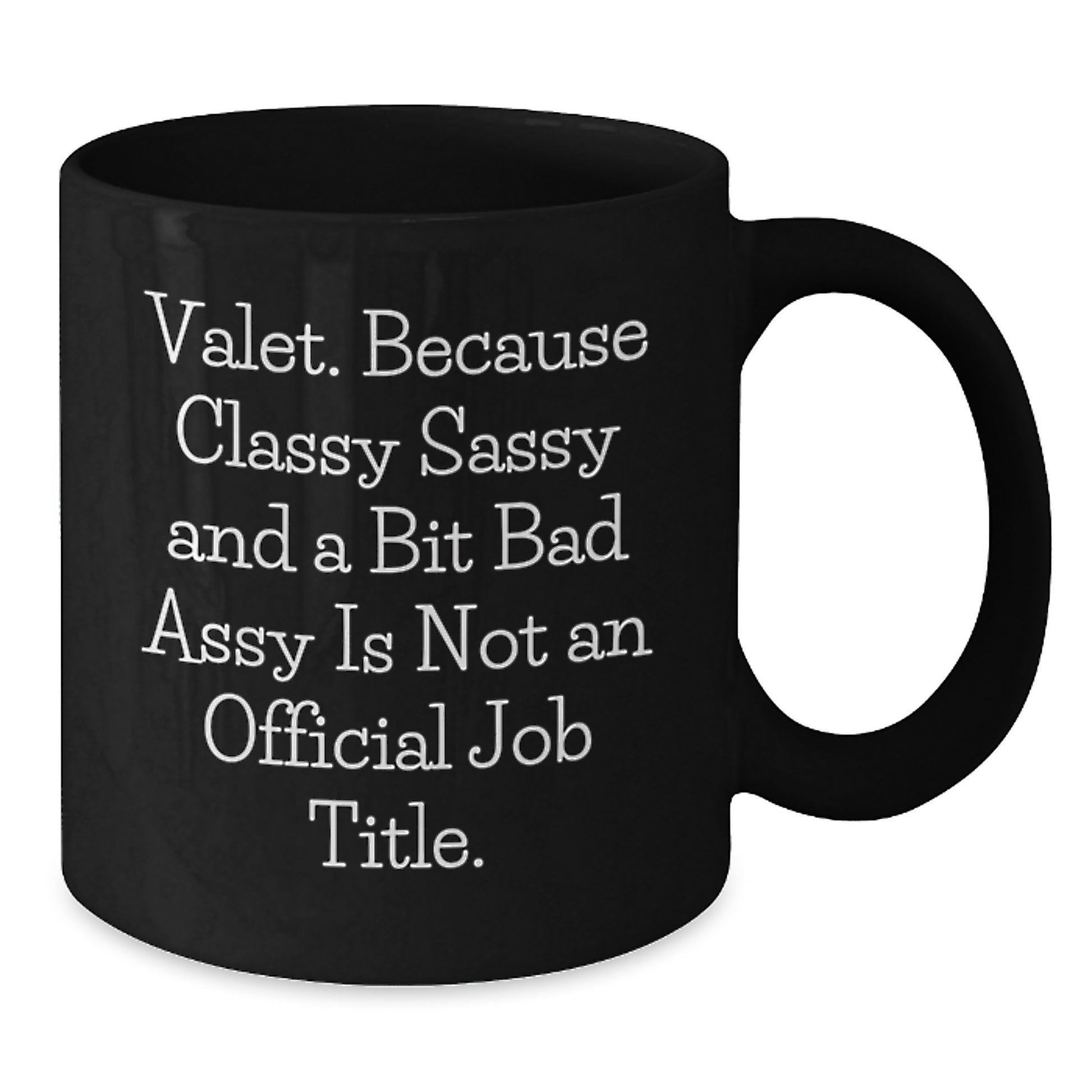Valet Keepsake Black Coffee Mug for Him Birthday Gift – Classic Surprise - Additional