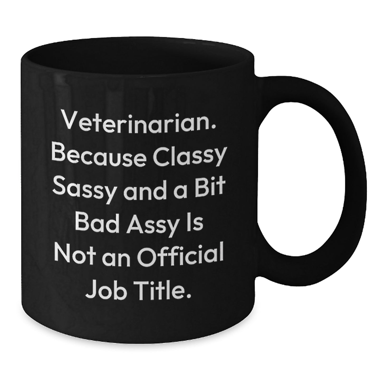 Veterinarian Keepsake Black Coffee Mug for Him Birthday Gift 11oz - Additional