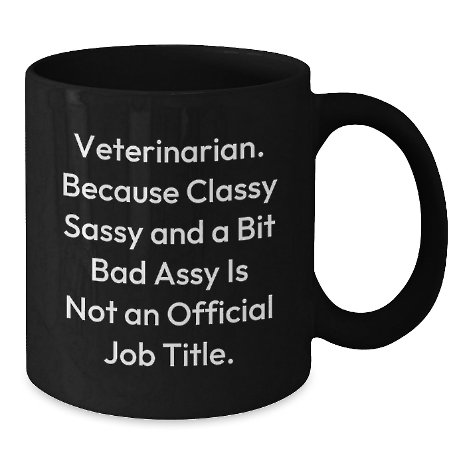 Veterinarian Keepsake Black Coffee Mug for Him Birthday Gift 11oz - Additional