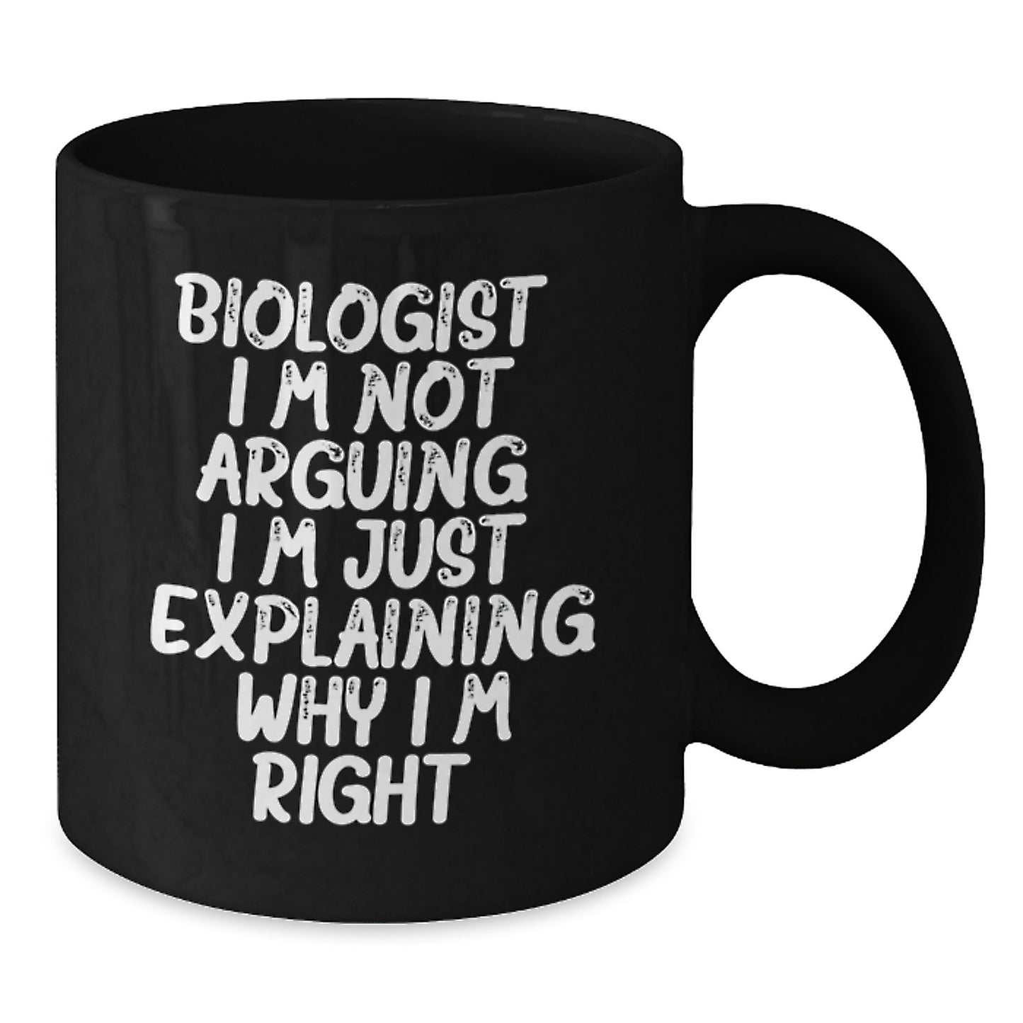 Witty Biologist Black Coffee Mug Novelty Birthday Gift for Friends - Additional