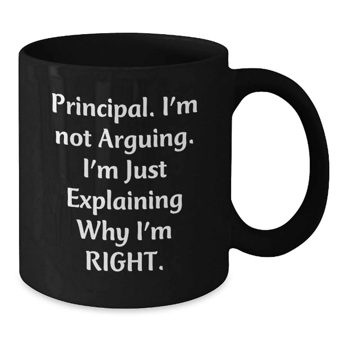 Principal Keepsake Black Coffee Mug for Him Birthday Gift - Additional