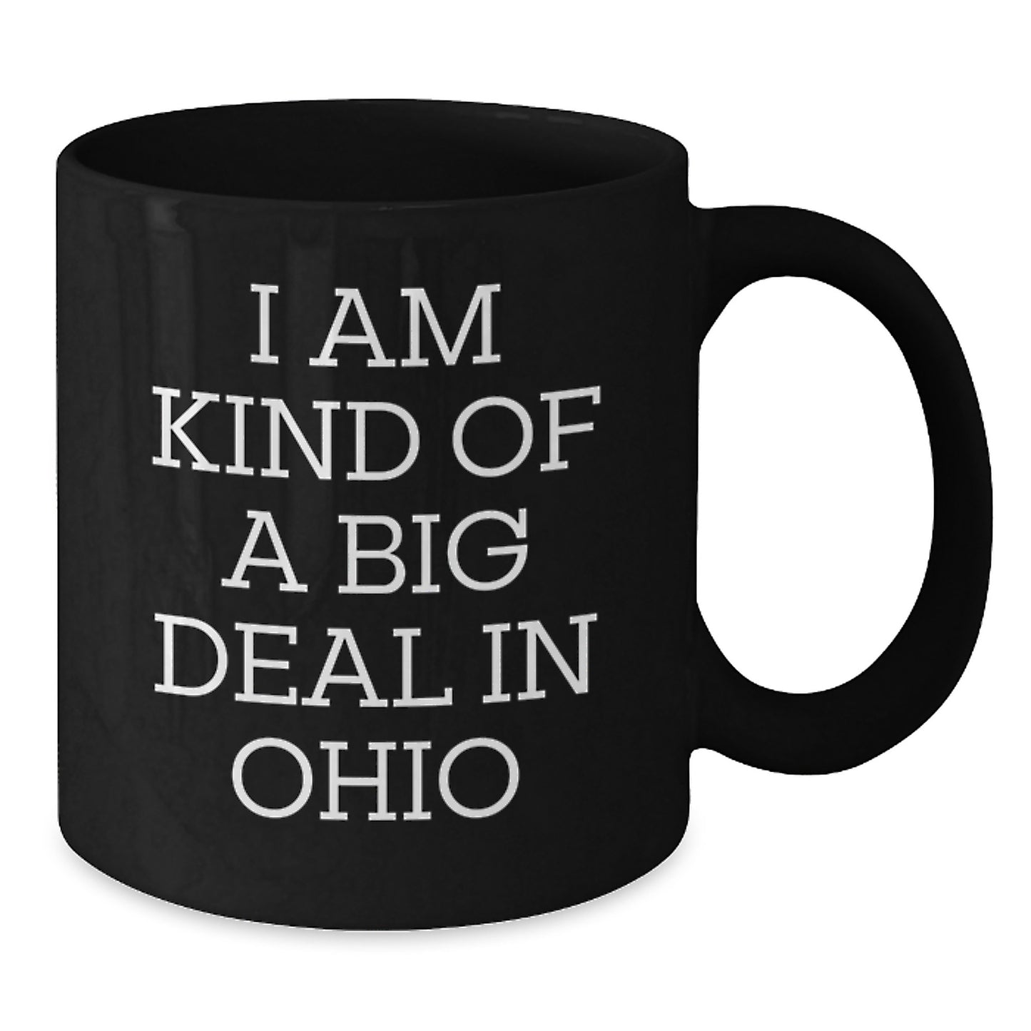 Ohio Black Coffee Mug Gift for Men Funny Quote I Am Kind Of A Prime Selection In Ohio Gifts from Family - Additional