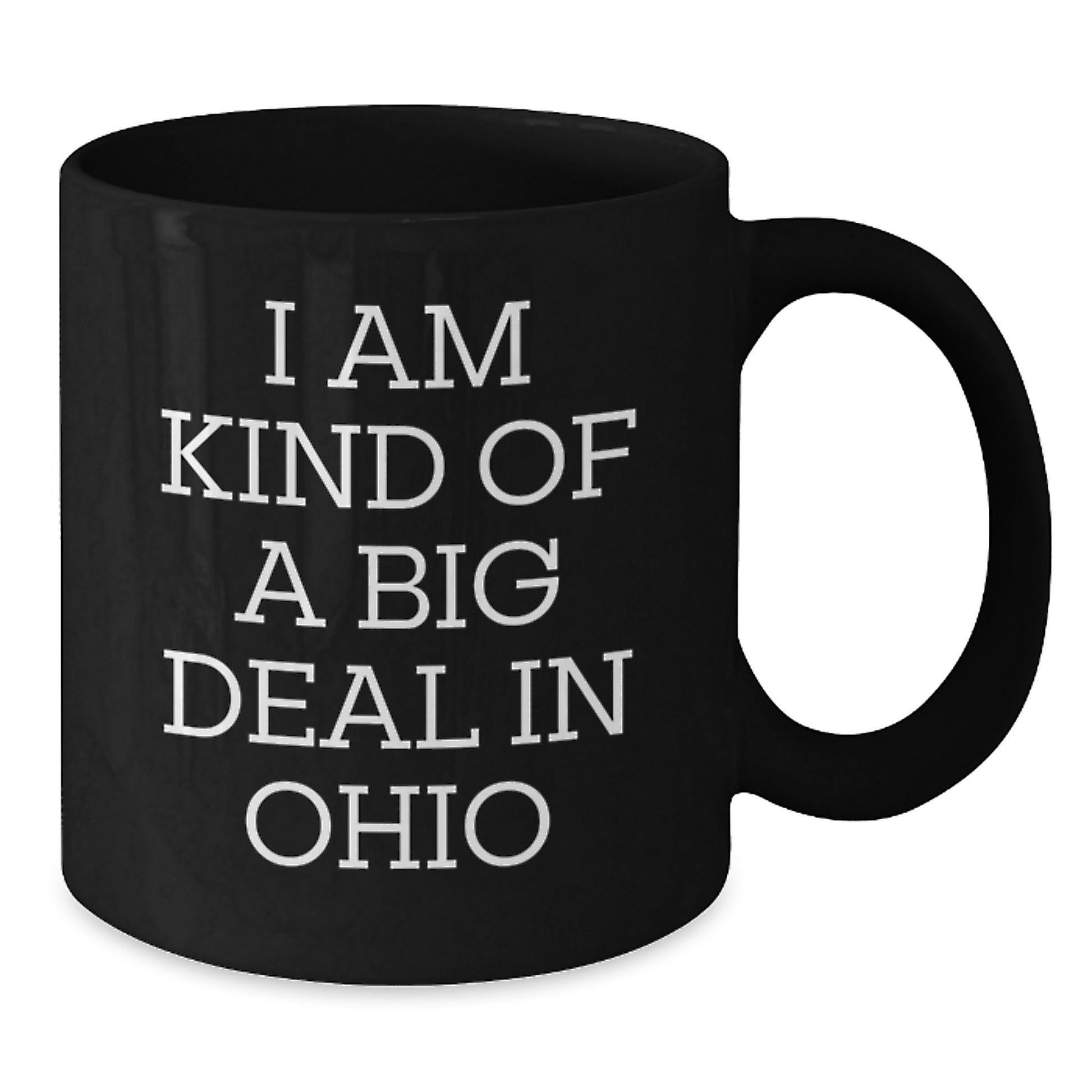 Ohio Black Coffee Mug Gift for Men Funny Quote I Am Kind Of A Prime Selection In Ohio Gifts from Family - Additional