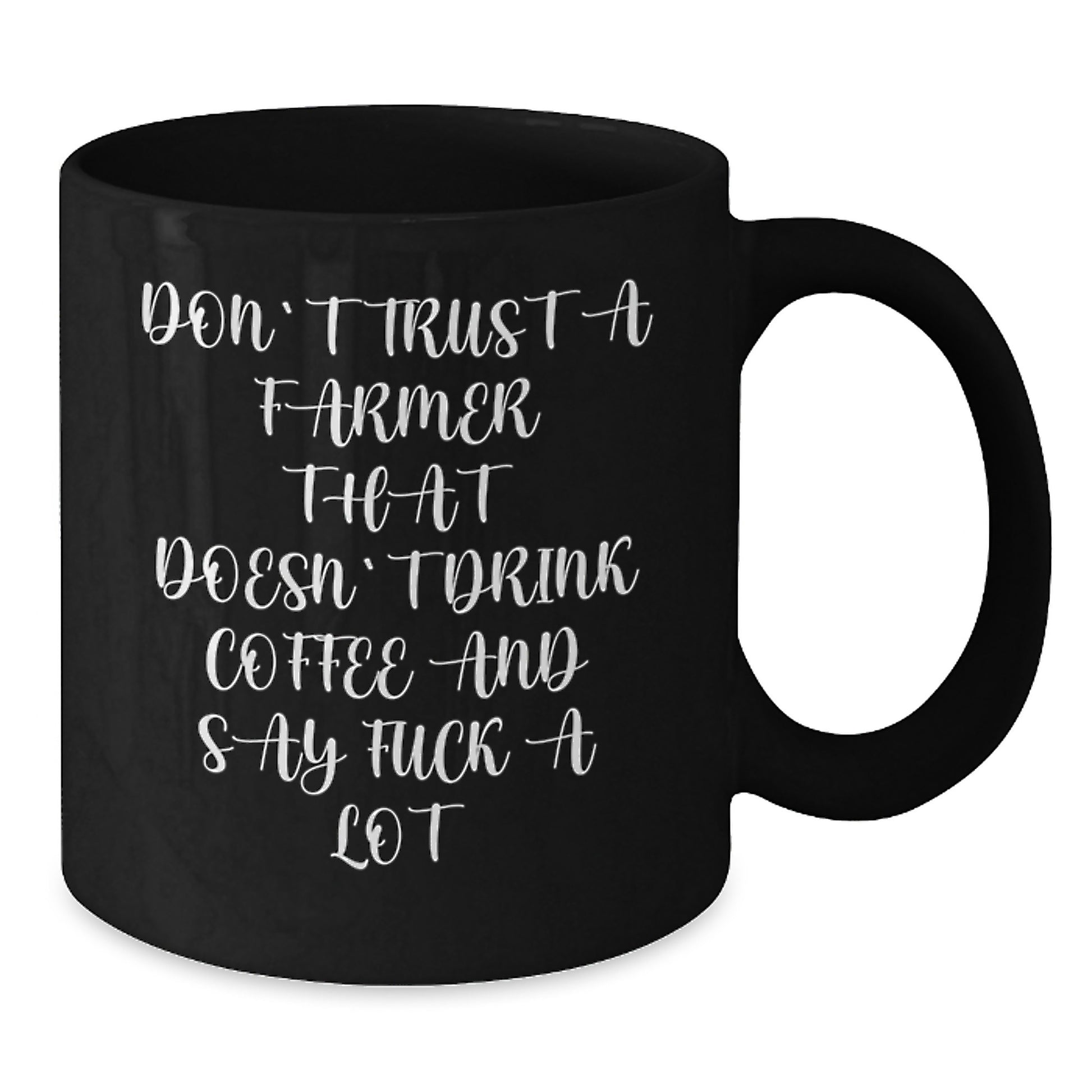 Funny Farmer Quote Graduation Unique Gifts from Friends for Farmer Men Funny Ceramic Black Coffee Mug - Additional