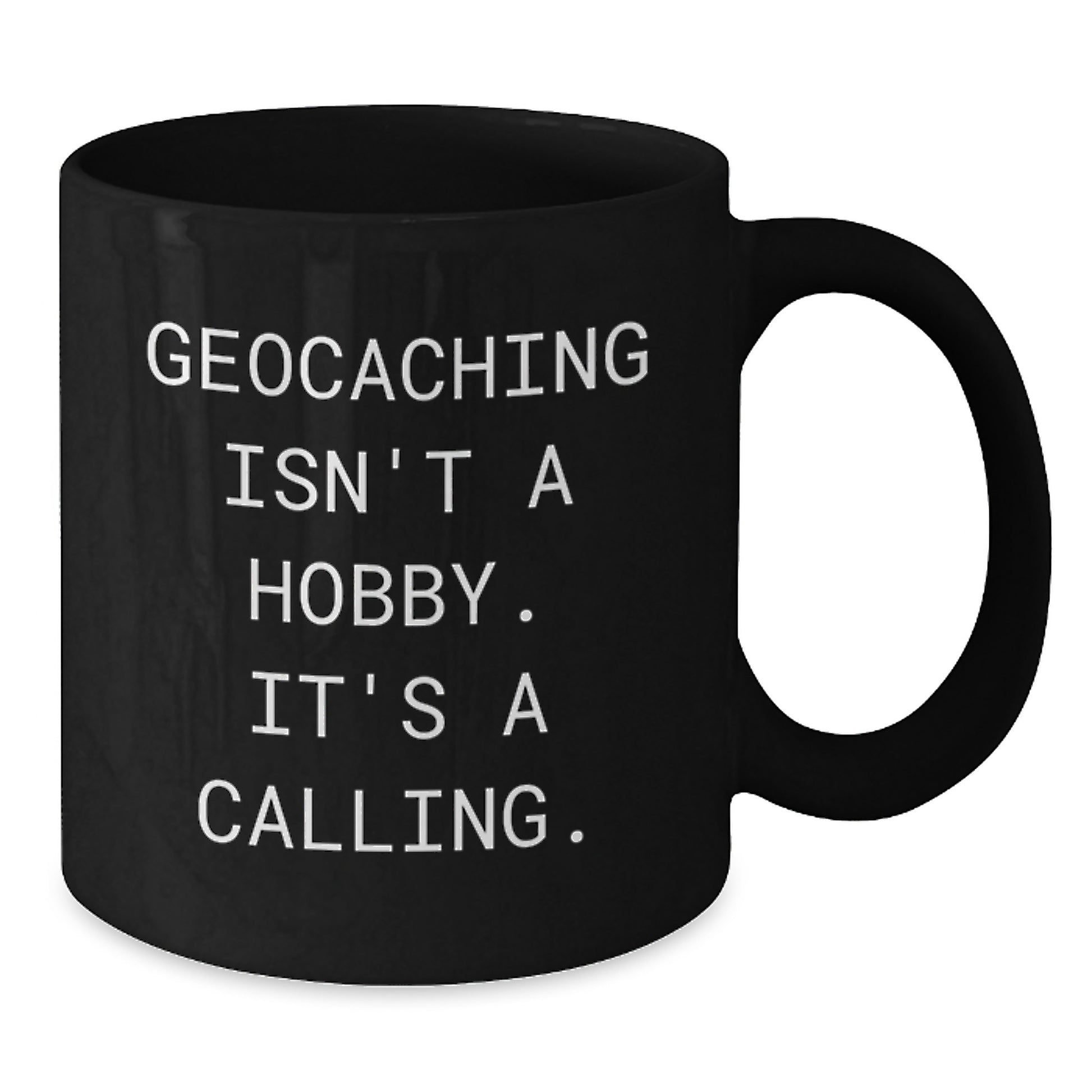 Geocaching Enthusiast Gifts for Friends from Men, Funny Black Coffee Mug for Graduation Unique Gifts - Additional