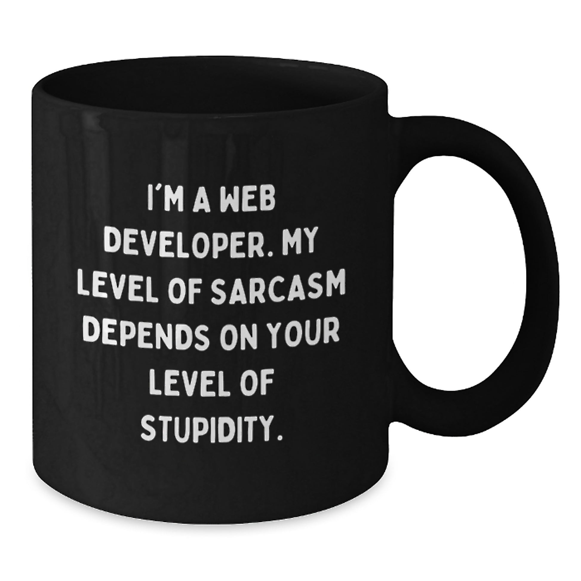 Funny Web Developer Black Coffee Mug Gifts from Friends to Graduation Unique Present for Web Developer Men - Additional