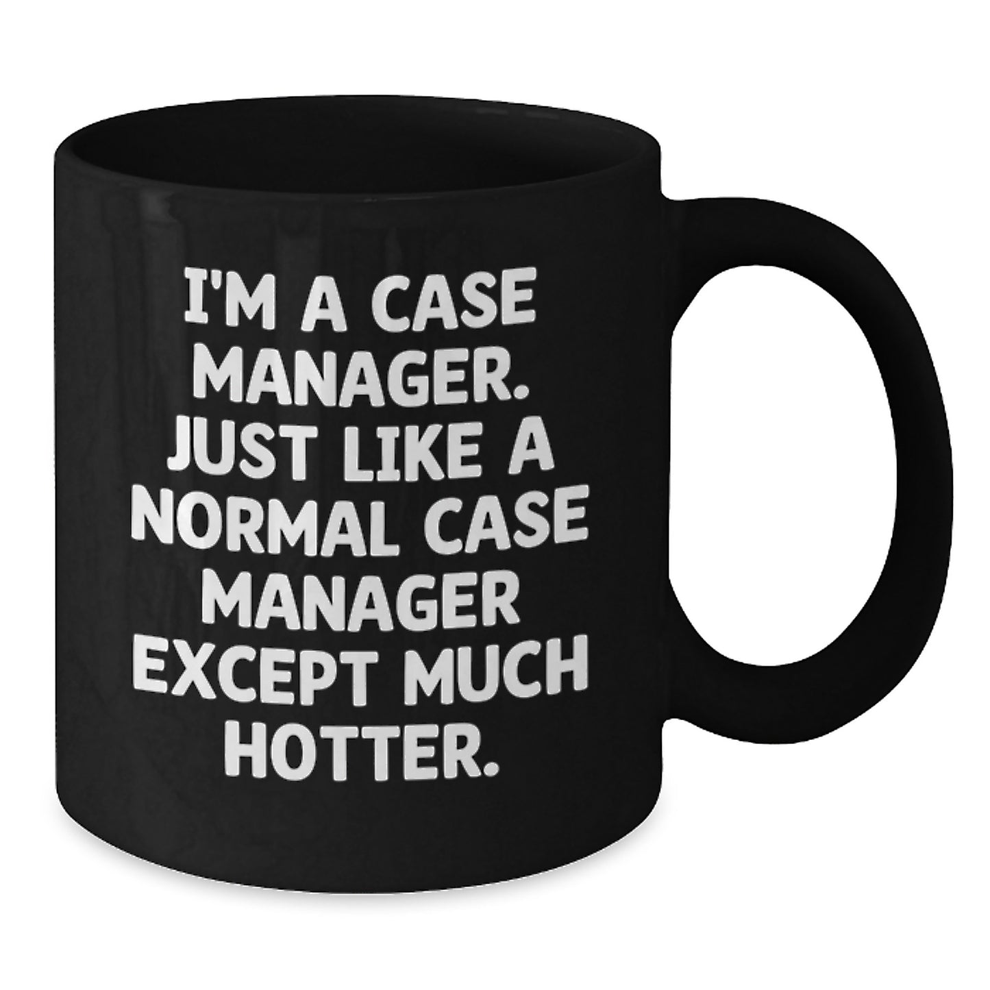 Birthday Gift Case Manager Black Coffee Mug for Her Present - Additional